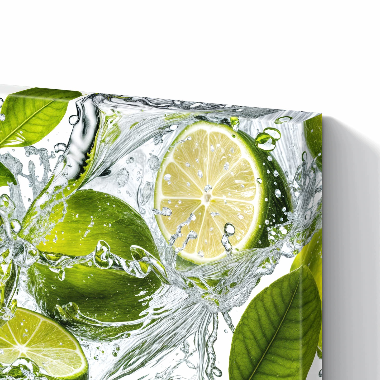Magnetická tabule – obraz na zeď Citrusové ovoce s cákanci | 90 × 60 cm