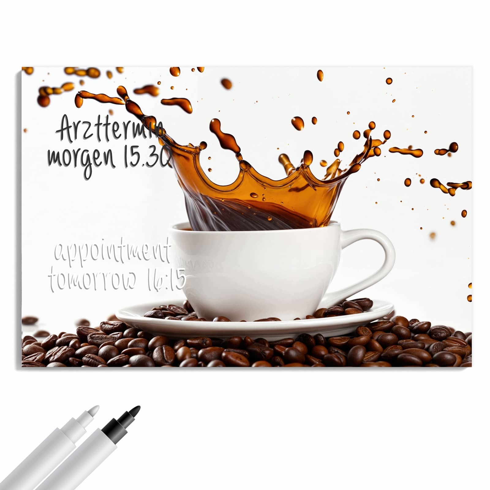 Magnetická tabule – obraz na zeď Tahy štětce | 90 × 60 cm
