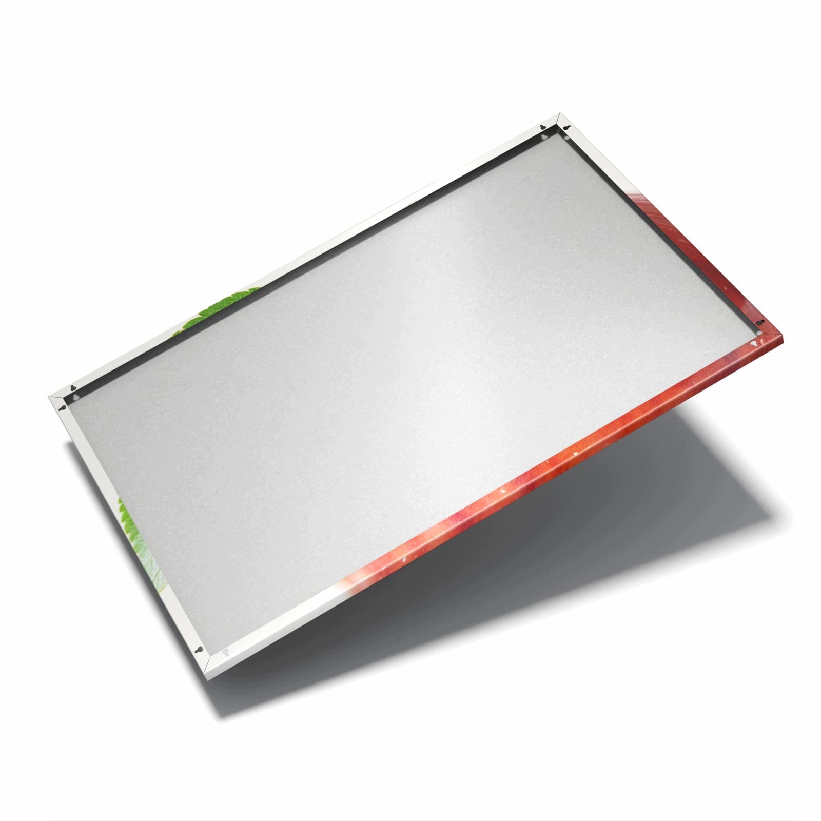 Magnetická tabule – obraz na zeď Červené jablko s listem | 60 × 40 cm