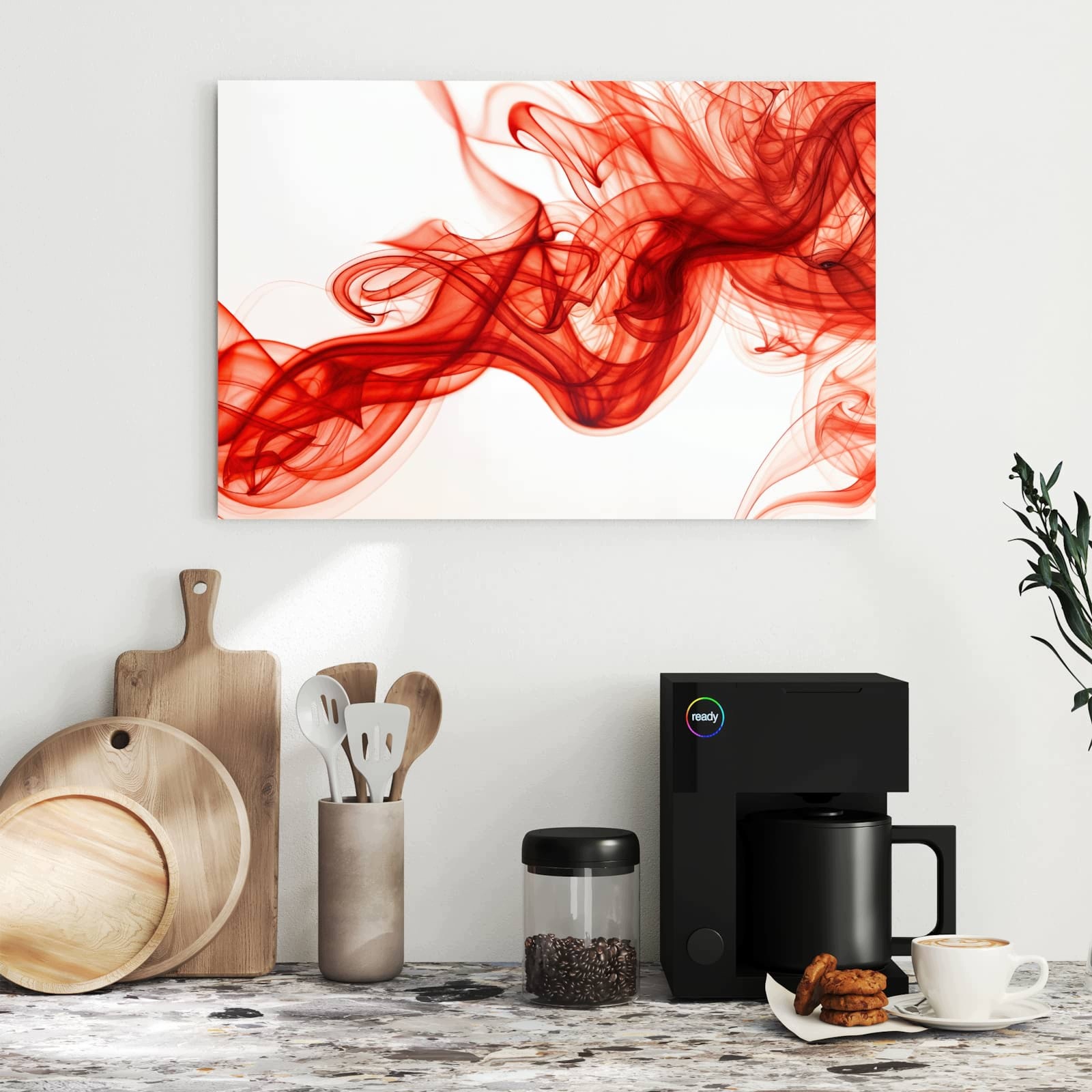 Magnetická tabule – obraz na zeď Abstraktní kouř | 60 × 40 cm