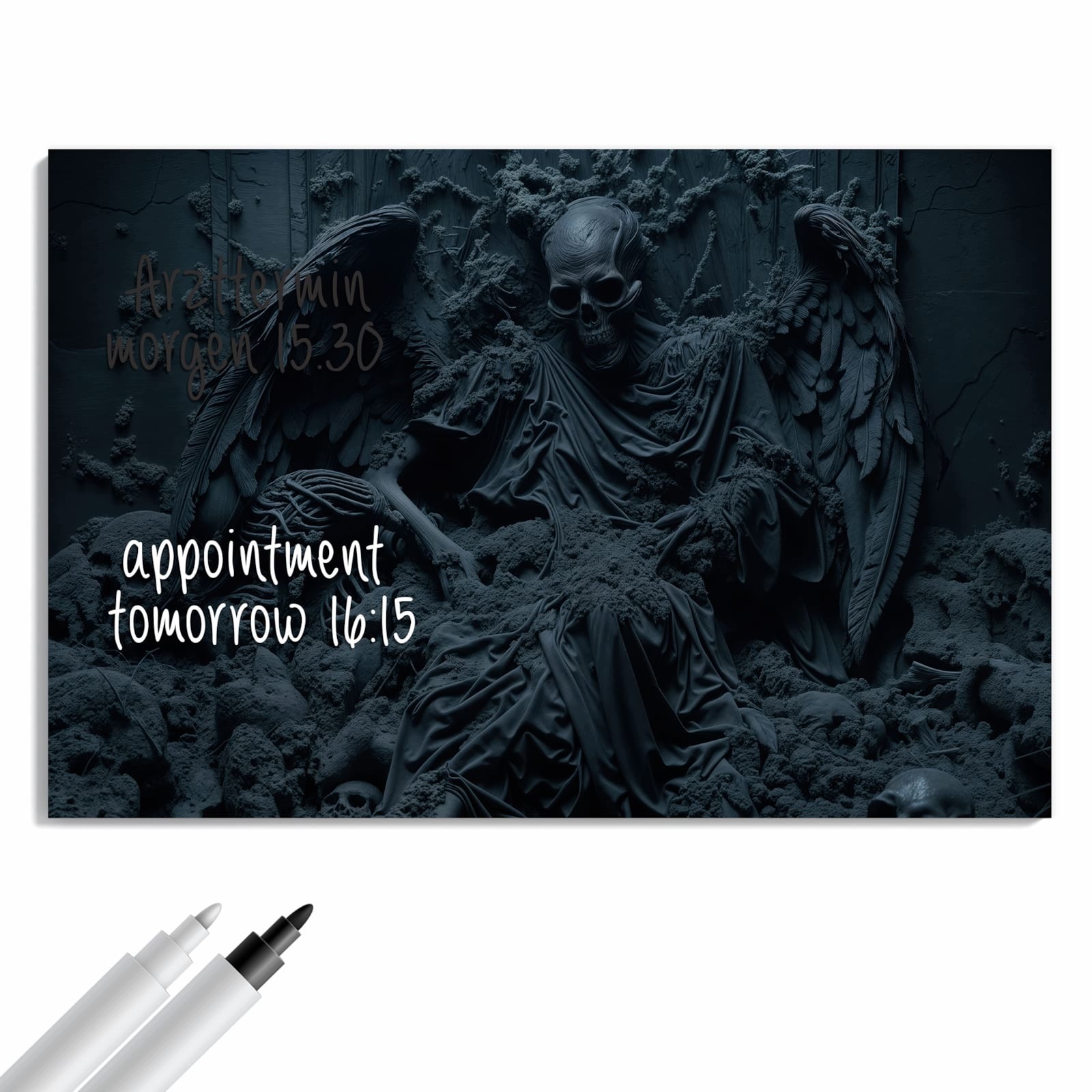 Magnetická tabule – obraz na zeď Strážce kostlivců | 90 × 60 cm