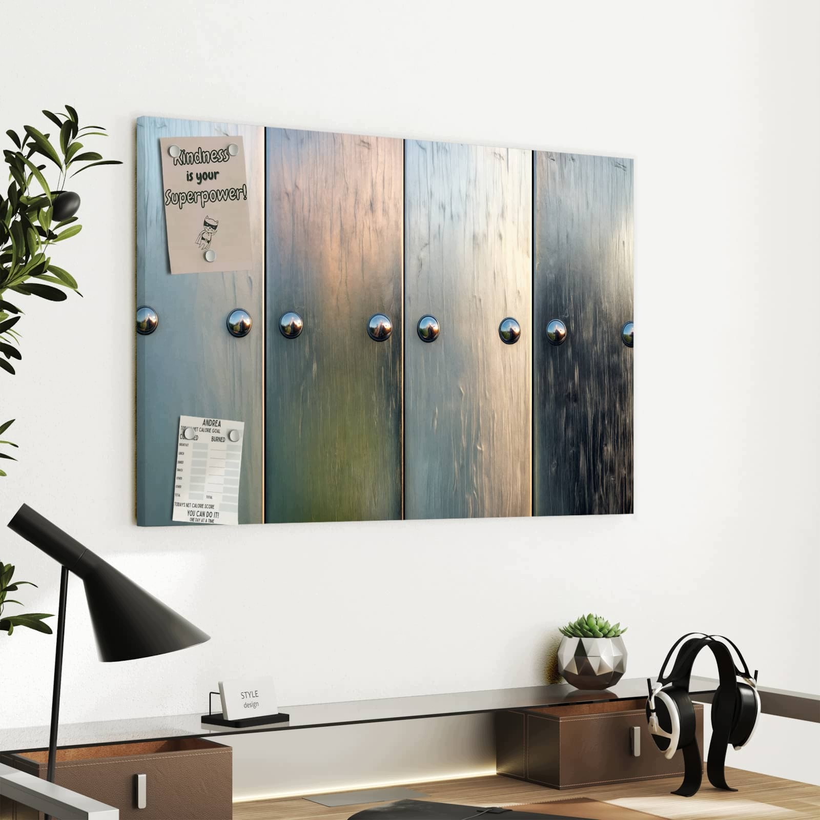 Magnetická tabule – obraz na zeď Kovové panely | 60 × 40 cm