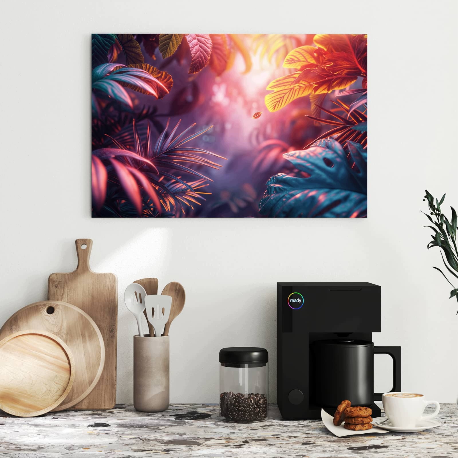 Magnetická tabule – obraz na zeď Džungle zalitá světlem | 60 × 40 cm