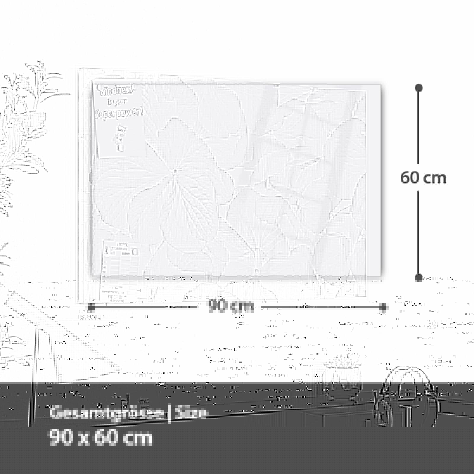 Magnetická tabule – obraz na zeď Kouzlo květin – motiv 2 | 90 × 60 cm