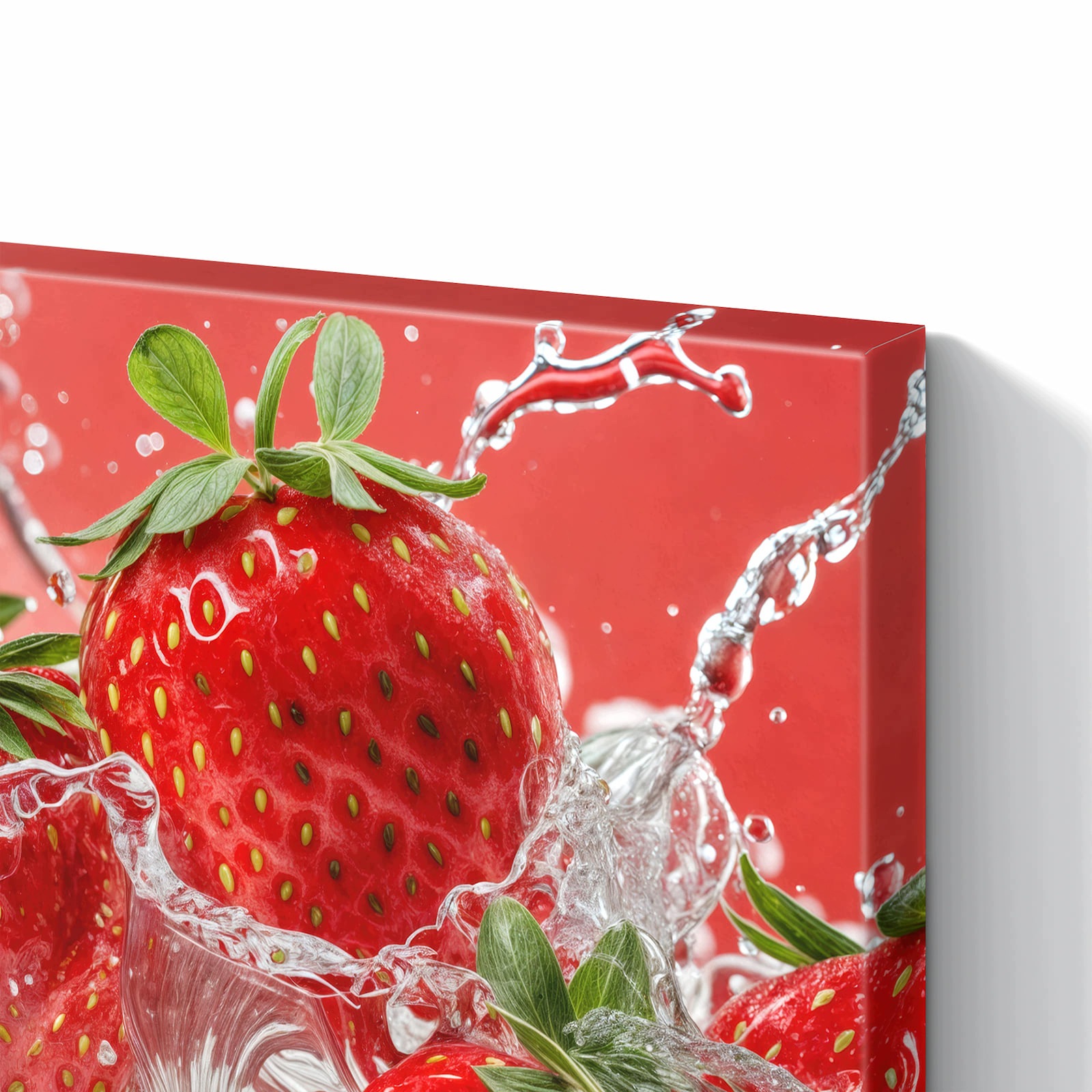 Magnetická tabule – obraz na zeď Cákance jahod | 90 × 60 cm