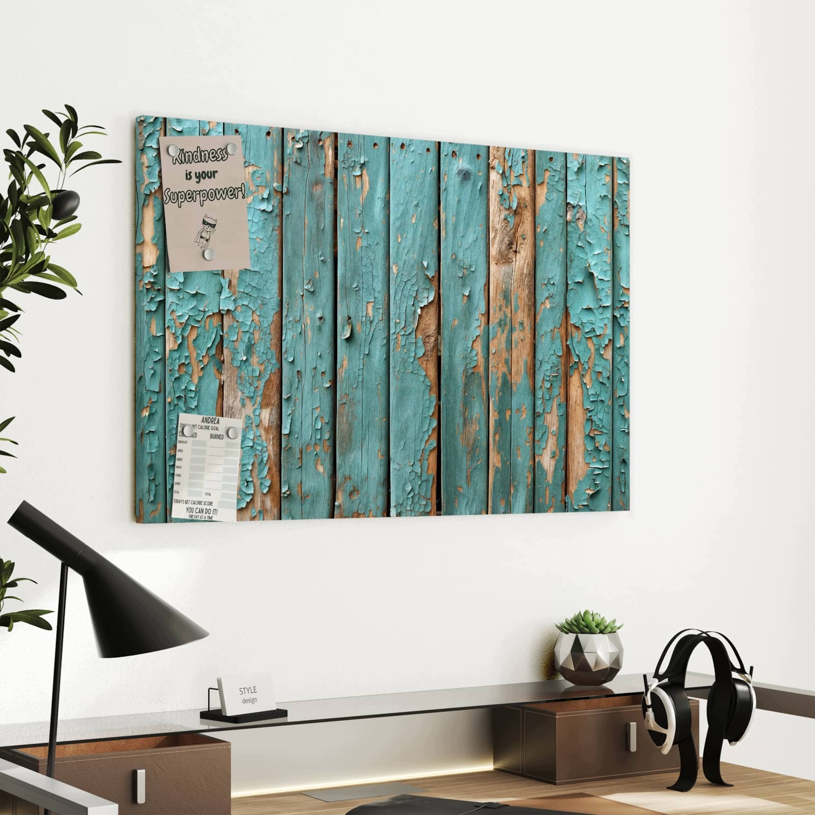 Magnetická tabule – obraz na zeď Stará odlupující se barva | 60 × 40 cm