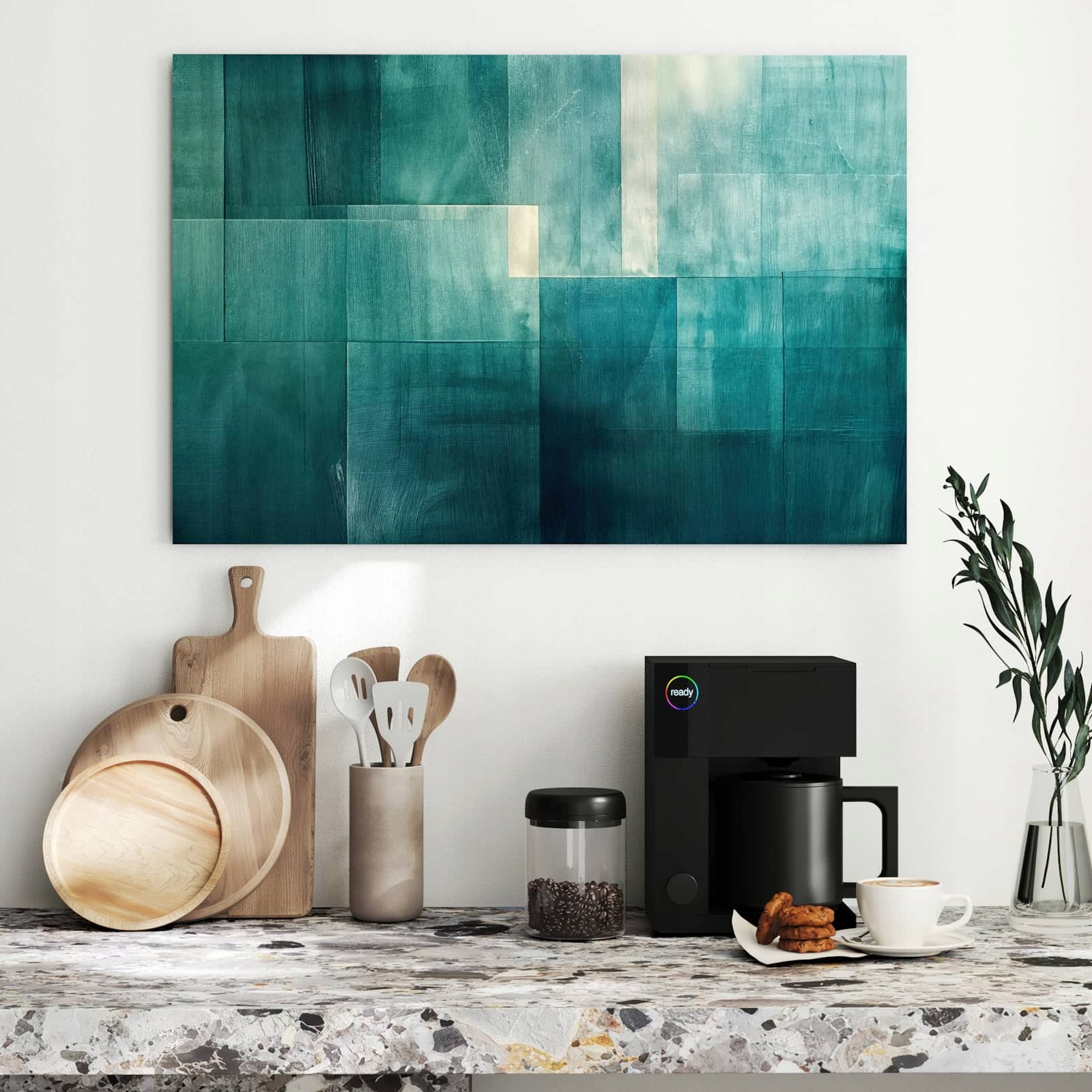 Magnetická tabule – obraz na zeď Abstraktní kouř | 90 × 60 cm