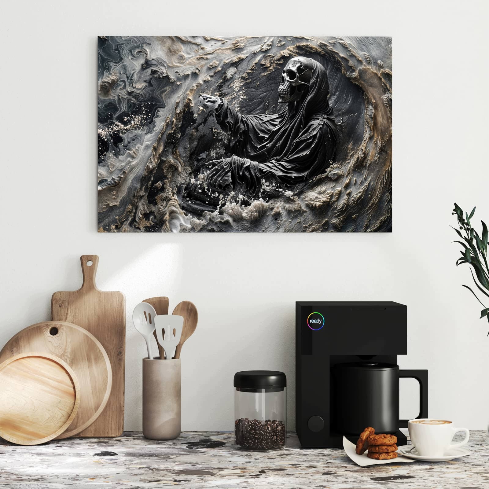 Magnetická tabule – obraz na zeď Zvětralá nástěnná barva | 90 × 60 cm