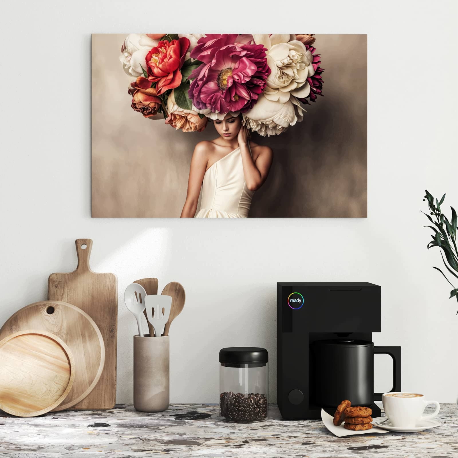 Magnetická tabule – obraz na zeď Modlící se kostlivec – ruce | 60 × 40 cm