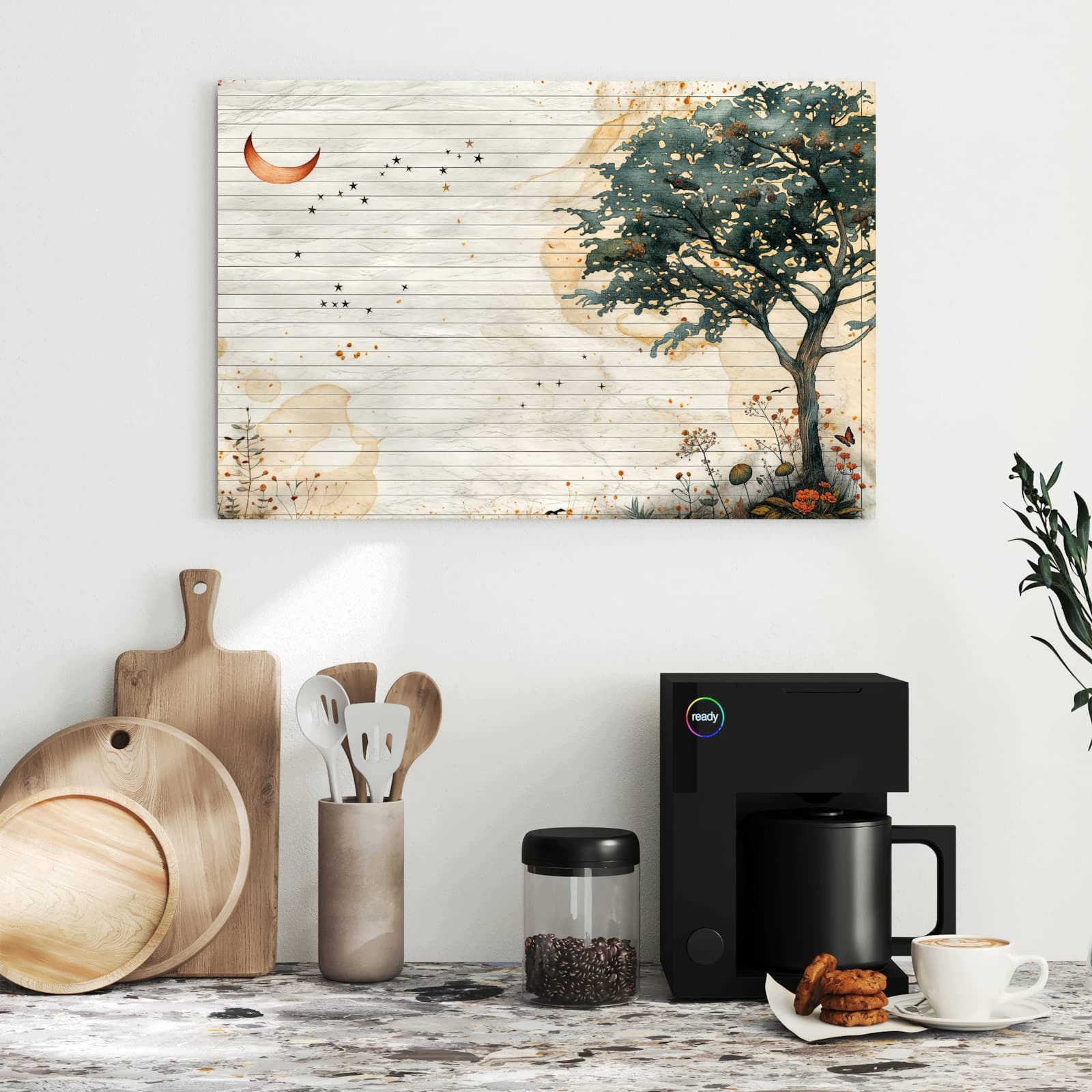 Magnetická tabule – obraz na zeď Přírodní zápisník | 60 × 40 cm