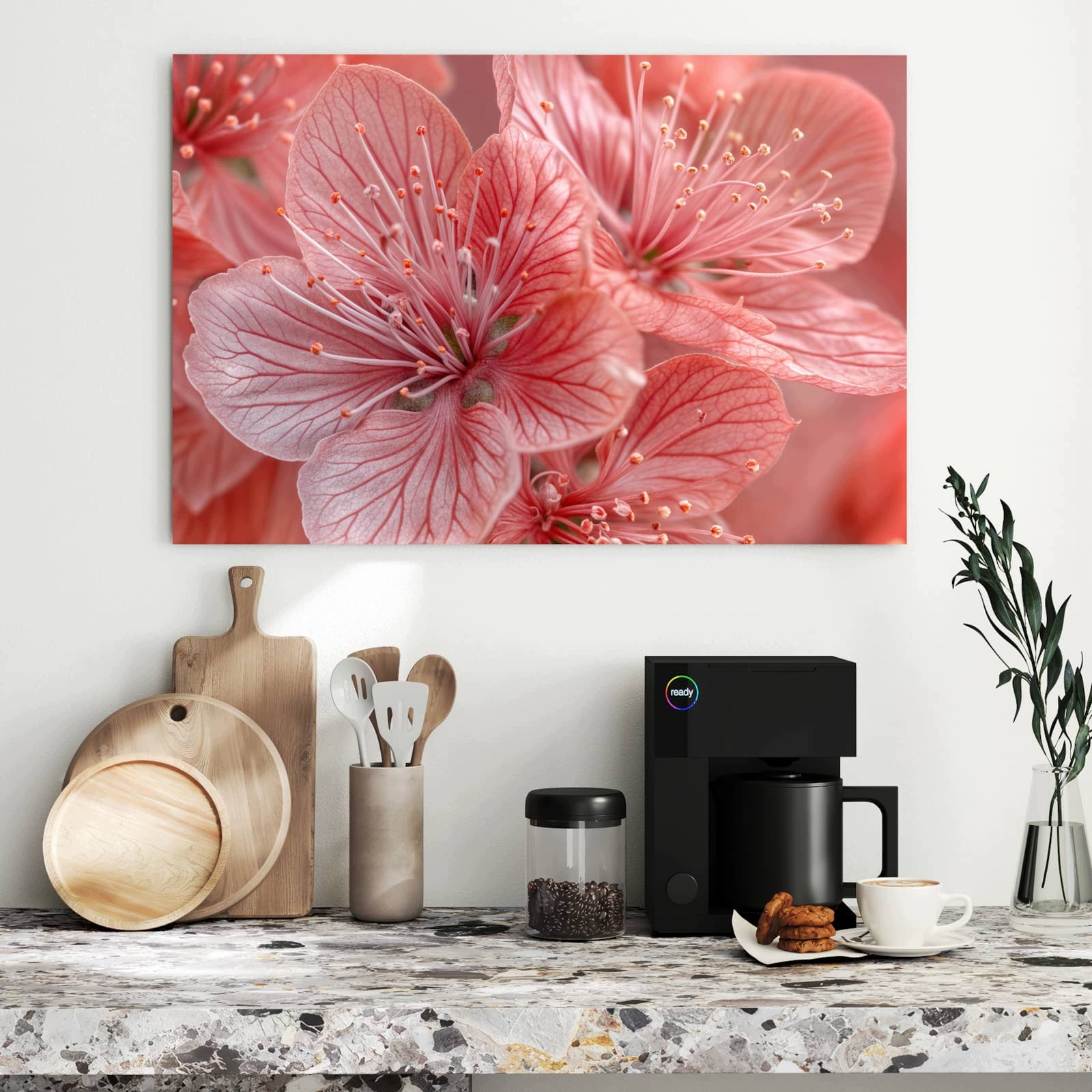 Magnetická tabule – obraz na zeď Tichá nádhera květin | 90 × 60 cm