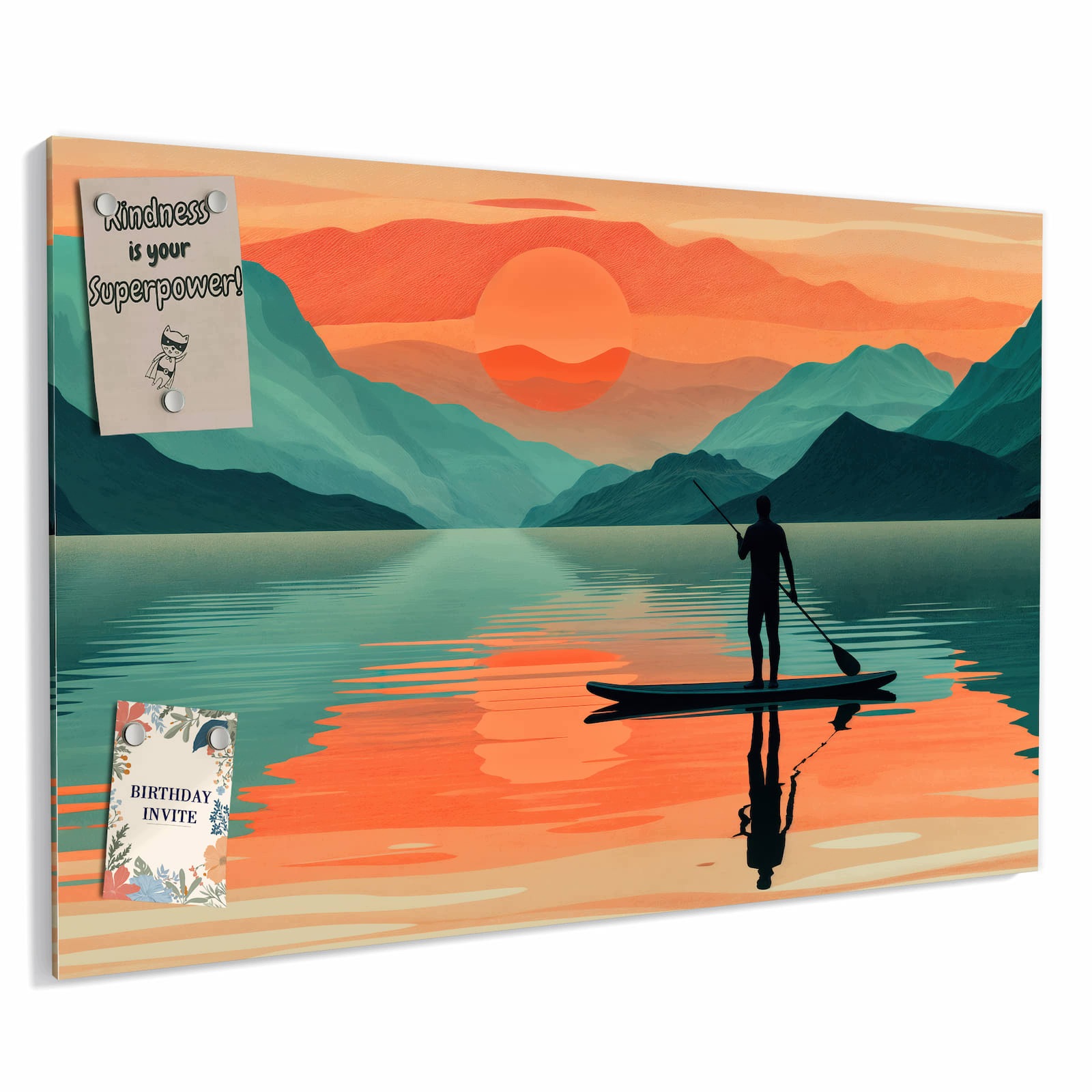 Magnetická tabule – obraz na zeď Kvetoucí strom umění | 60 × 40 cm