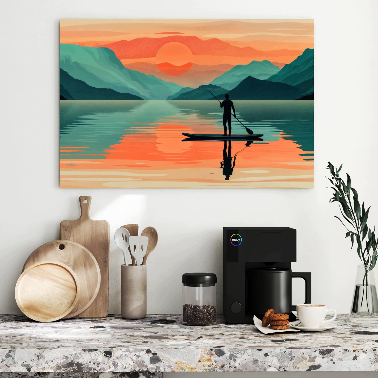 Magnetická tabule – obraz na zeď Kvetoucí strom umění | 60 × 40 cm
