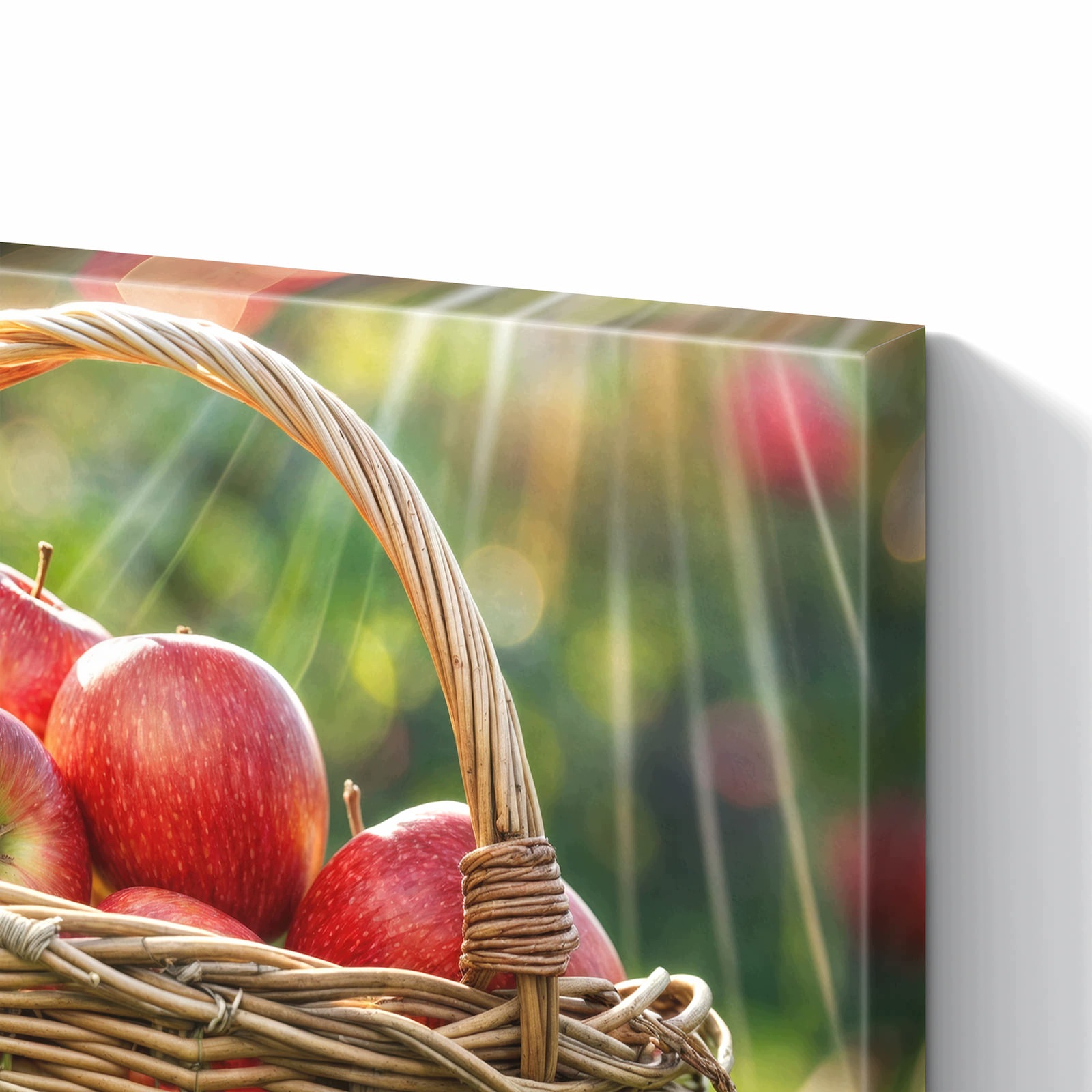 Magnetická tabule – obraz na zeď Košík s červenými jablky | 90 × 60 cm