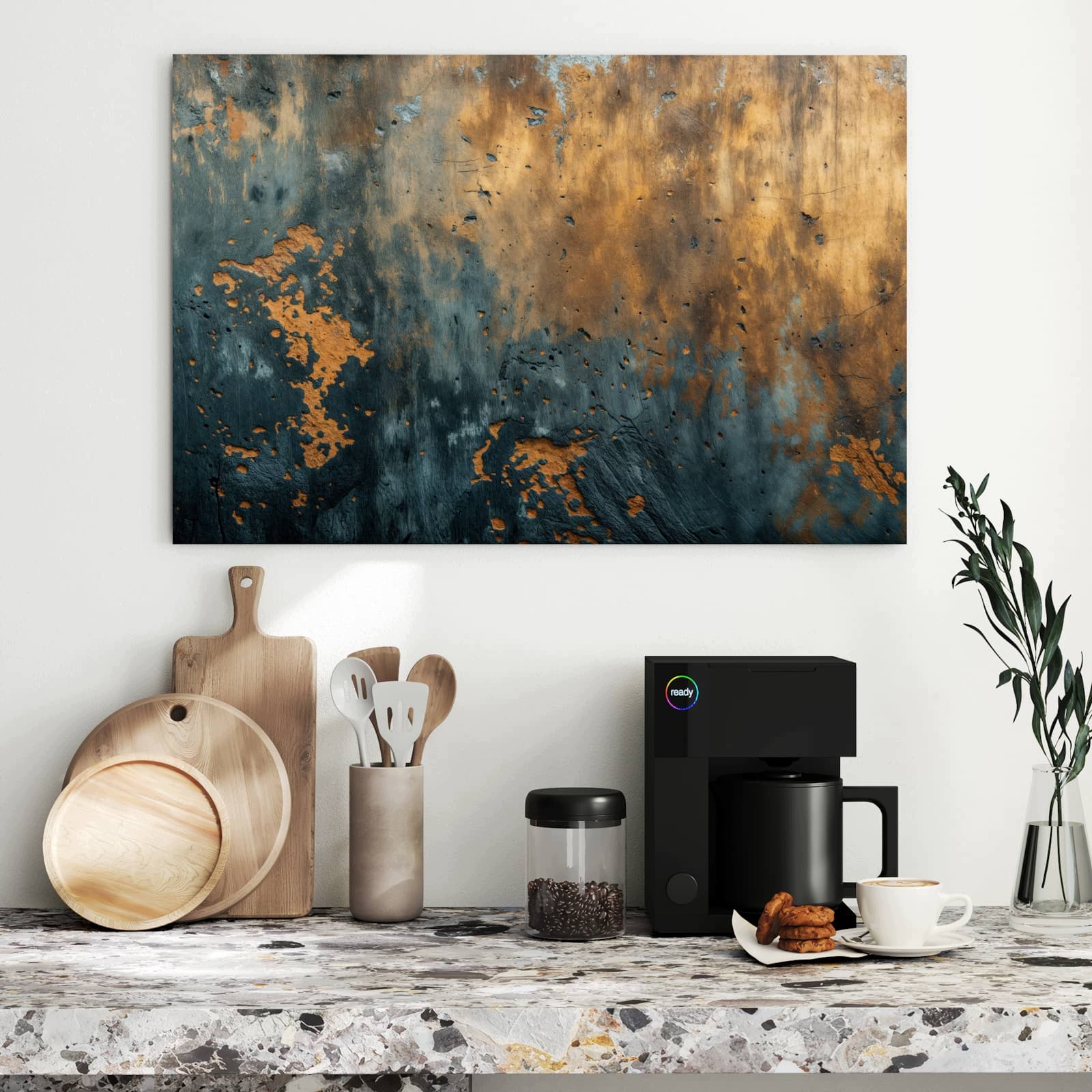 Magnetická tabule – obraz na zeď Zvětralá stěna | 90 × 60 cm