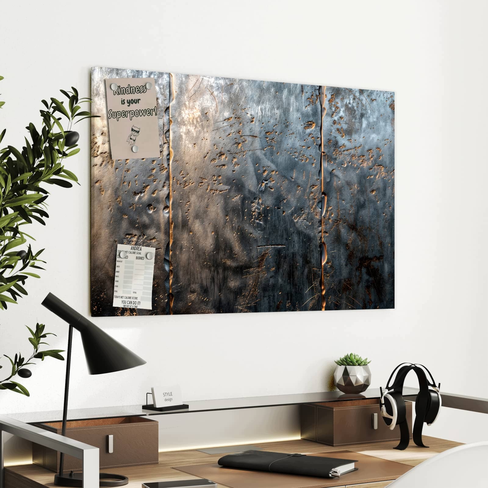 Magnetická tabule – obraz na zeď Růže fotografie makro | 60 × 40 cm