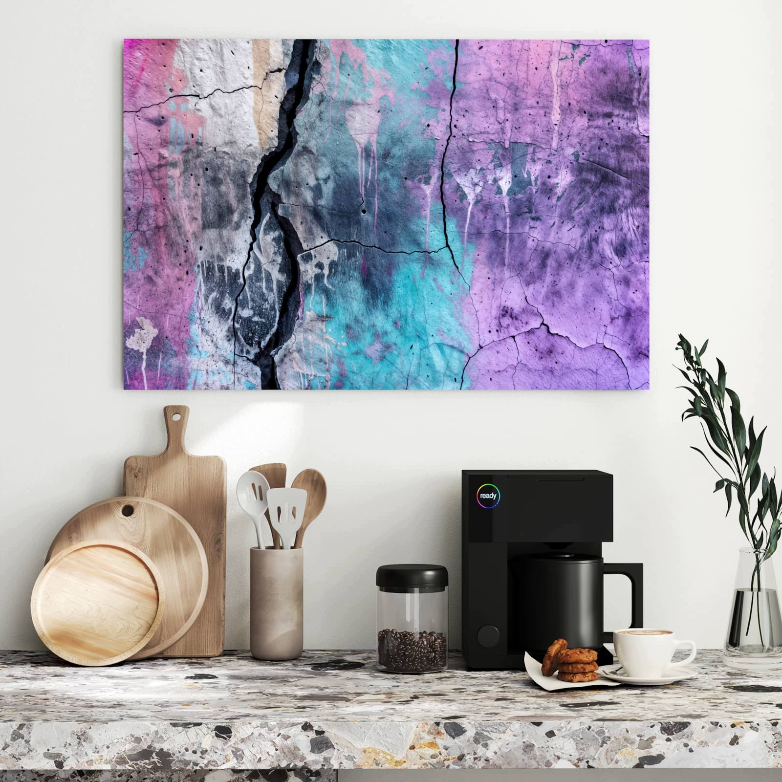 Magnetická tabule – obraz na zeď Graffiti stěna umění | 90 × 60 cm