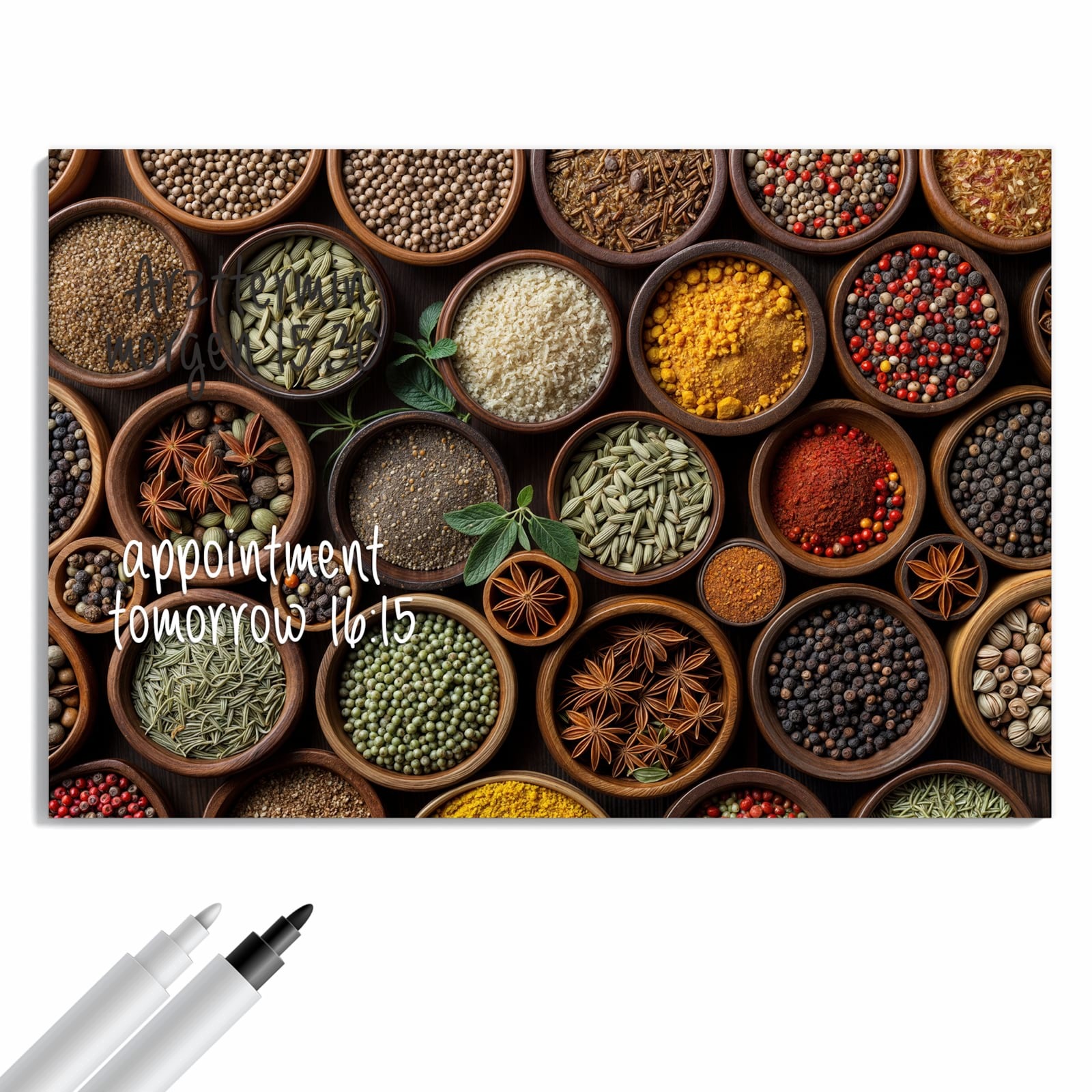 Magnetická tabule – obraz na zeď Rozmanitost koření | 60 × 40 cm