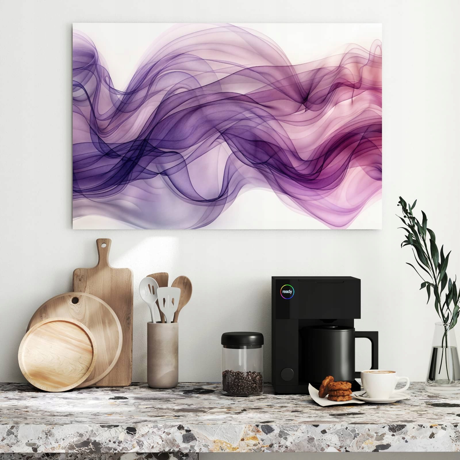 Magnetická tabule – obraz na zeď Dynamické linie | 90 × 60 cm