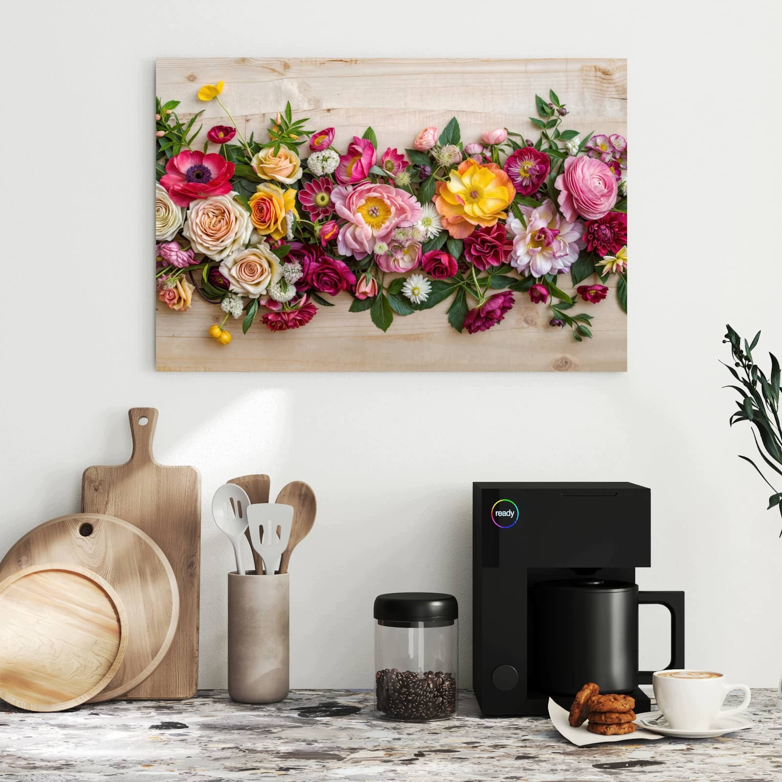 Magnetická tabule – obraz na zeď Kytice květin | 60 × 40 cm