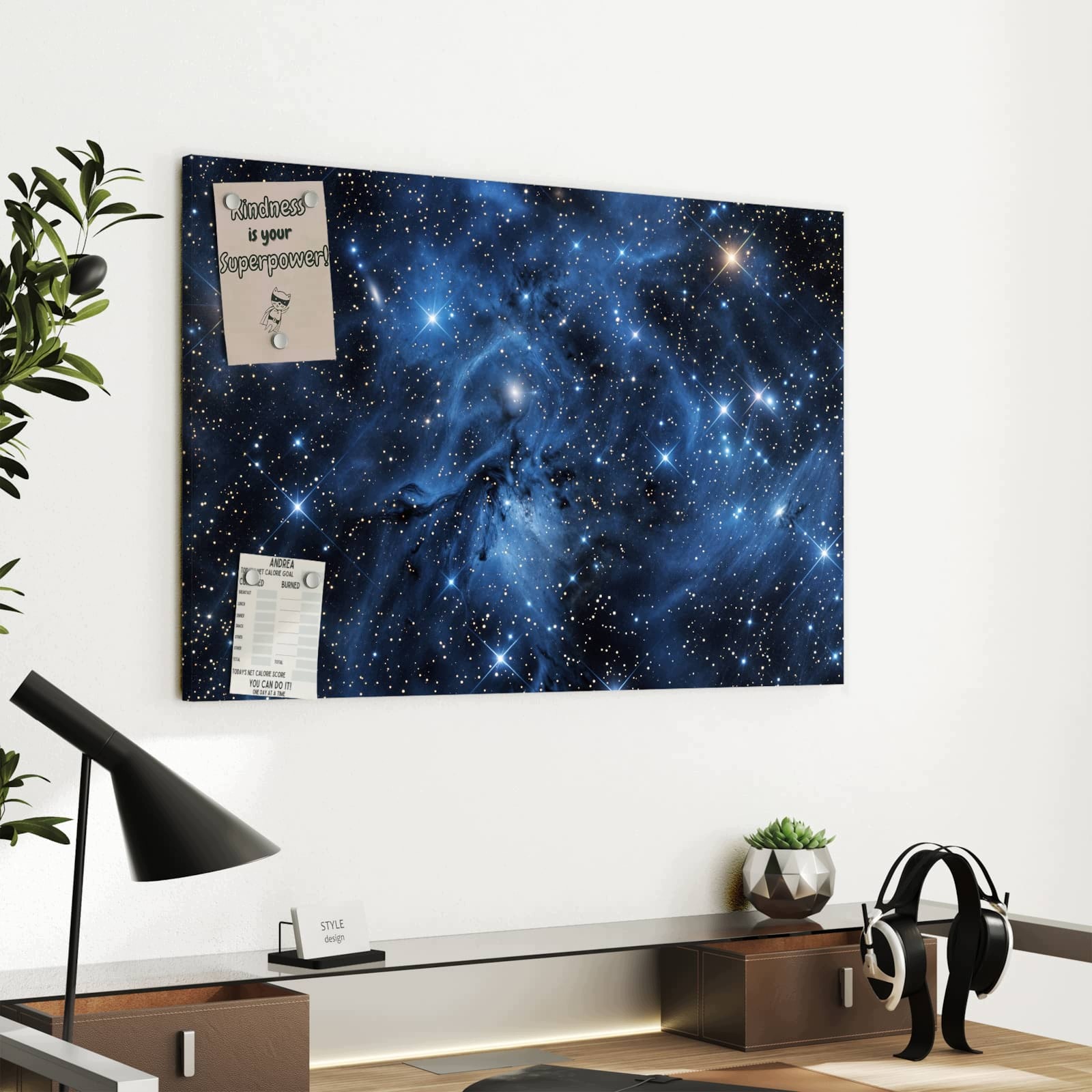 Magnetická tabule – obraz na zeď Jemná hvězdná obloha | 60 × 40 cm