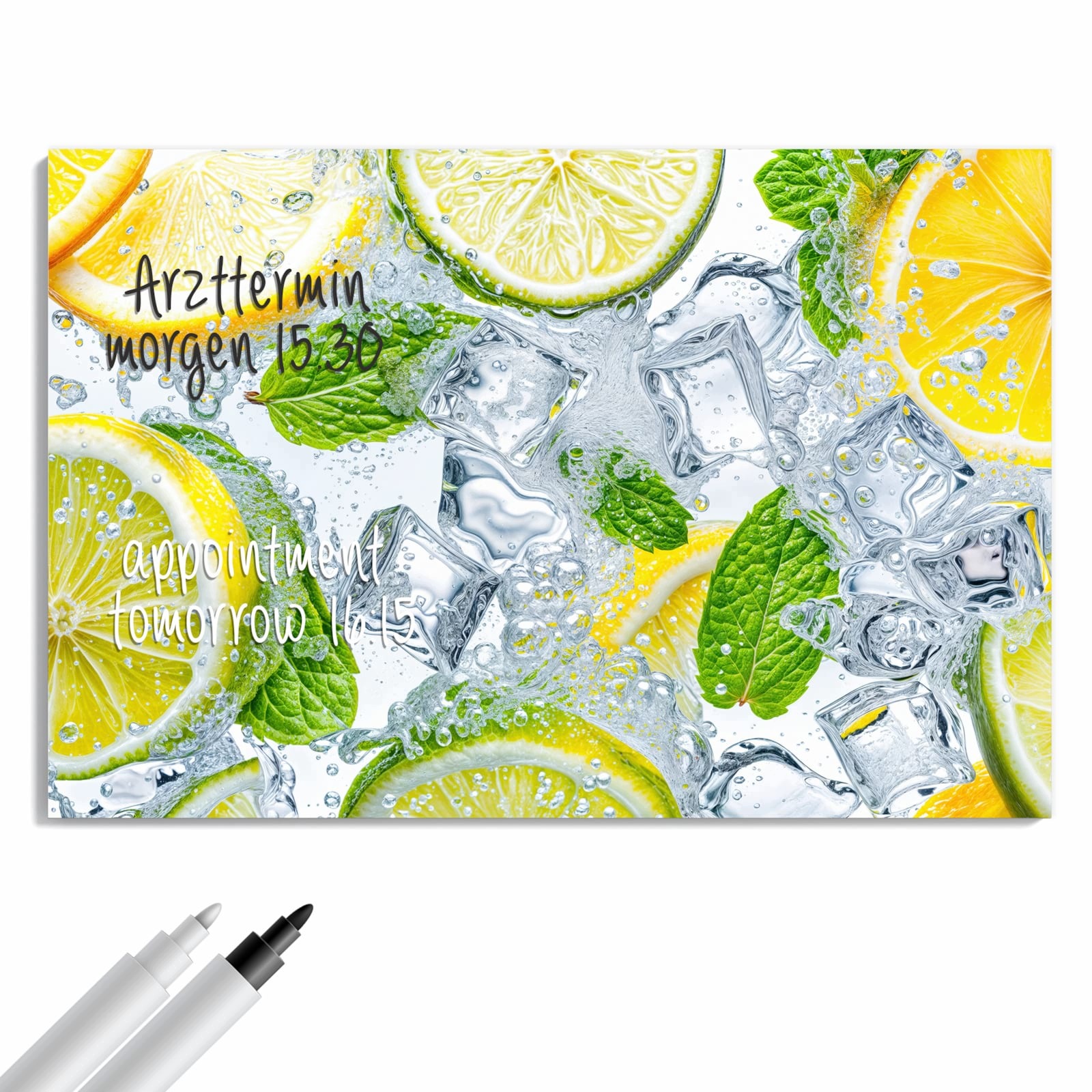 Magnetická tabule – obraz na zeď Abstraktní kov | 60 × 40 cm