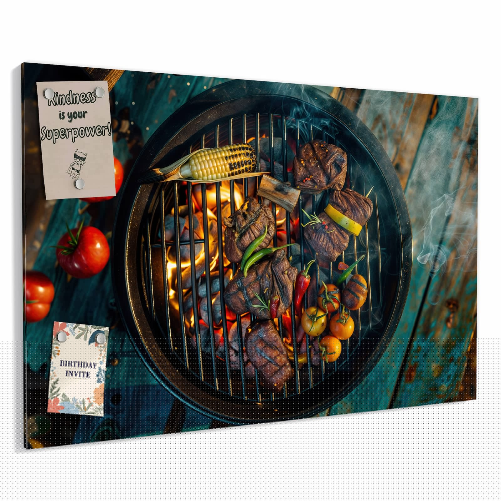Magnetická tabule – obraz na zeď Kytice květin | 90 × 60 cm