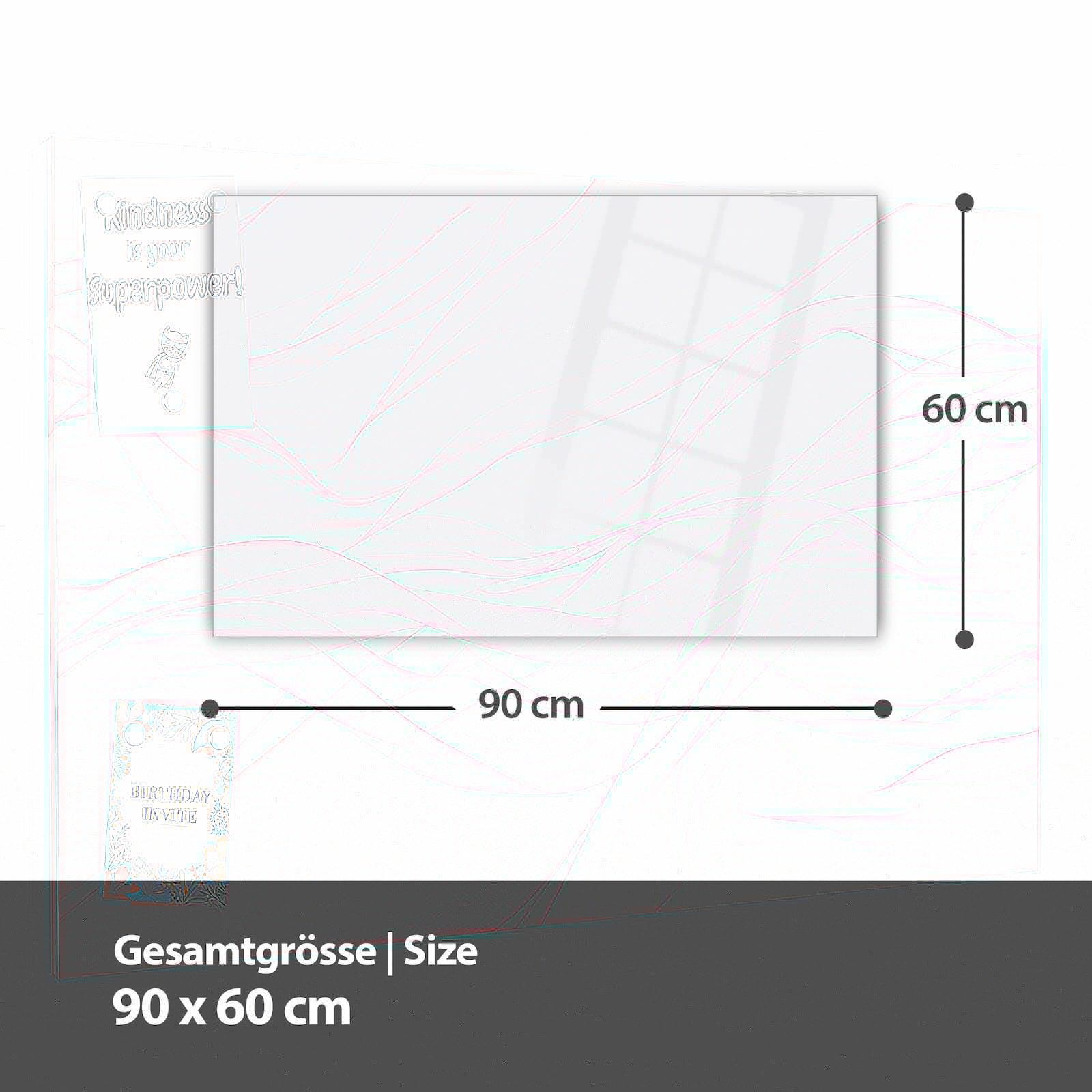 Magnetická tabule – obraz na zeď Abstraktní východ slunce | 60 × 40 cm