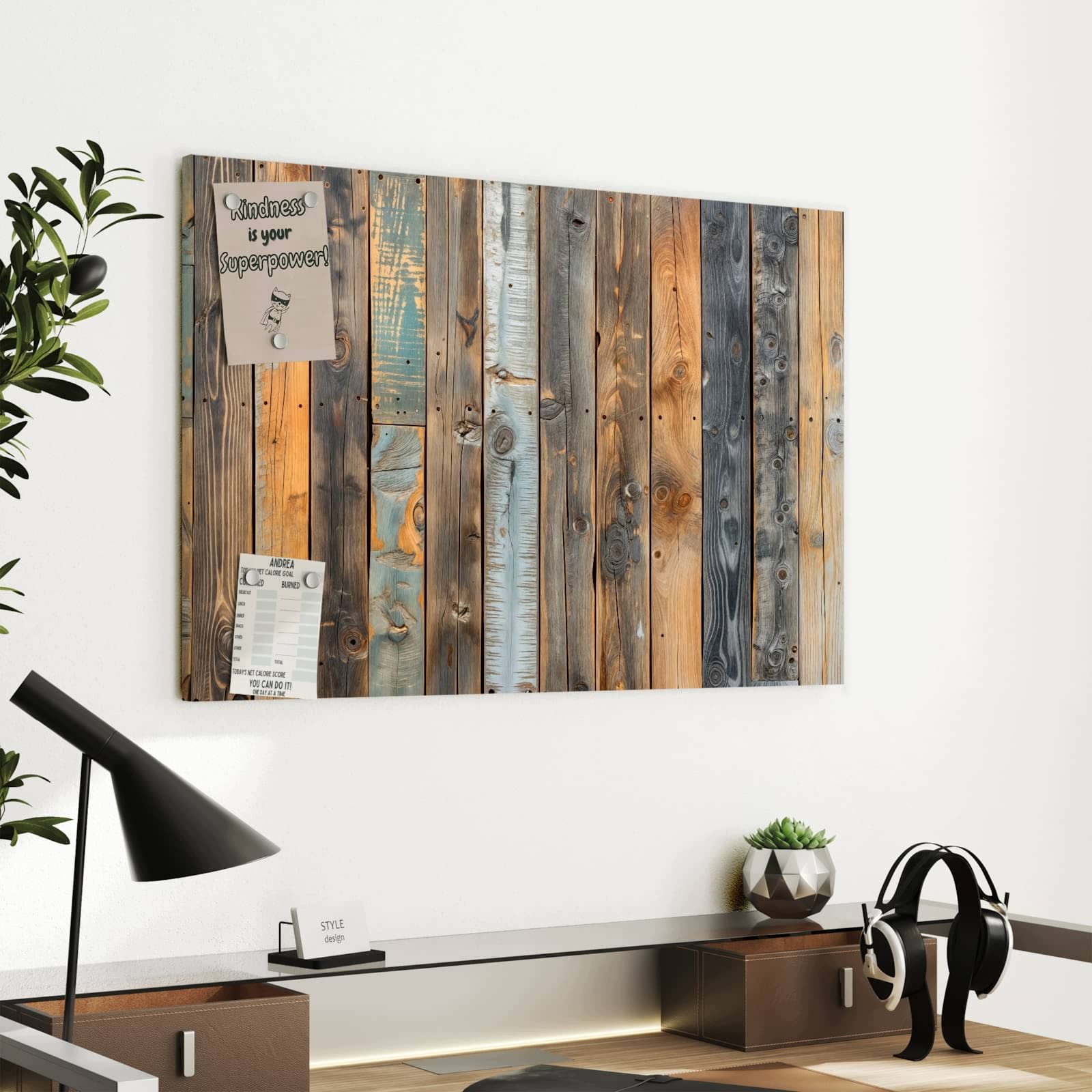 Magnetická tabule – obraz na zeď Abstraktní digitální umění | 60 × 40 cm