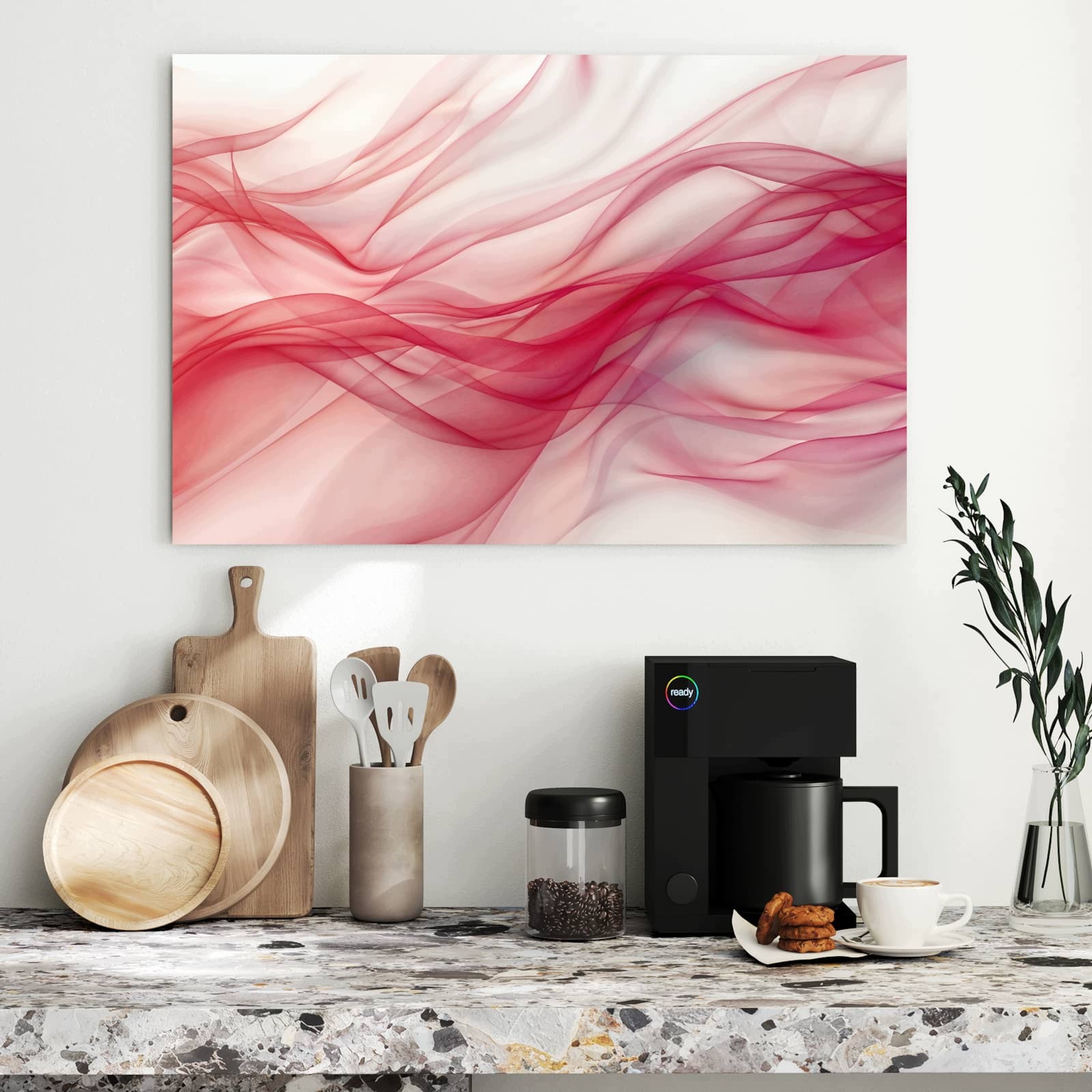 Magnetická tabule – obraz na zeď Abstraktní digitální umění | 60 × 40 cm