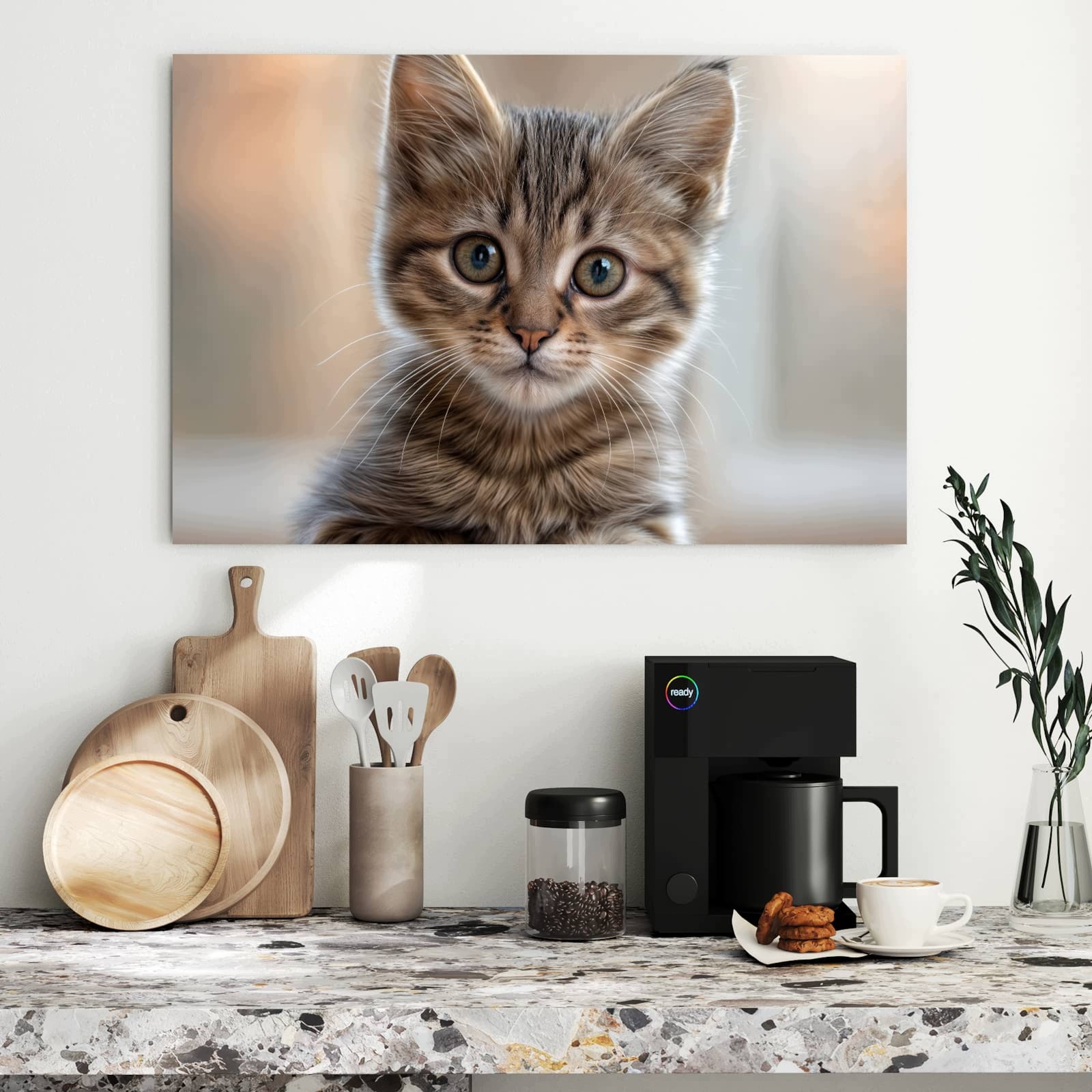 Magnetická tabule – obraz na zeď Kotě | 90 × 60 cm