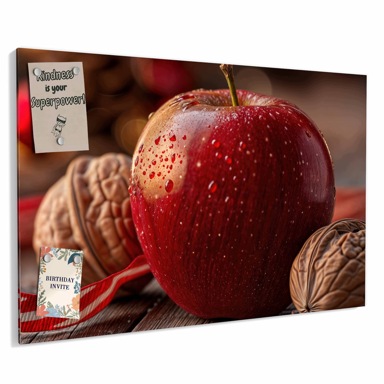Magnetická tabule – obraz na zeď Jablko ořechy | 60 × 40 cm