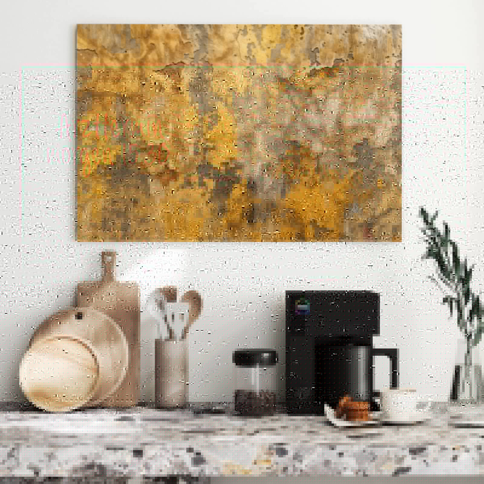 Magnetická tabule – obraz na zeď Zvětralá cihlová stěna | 90 × 60 cm