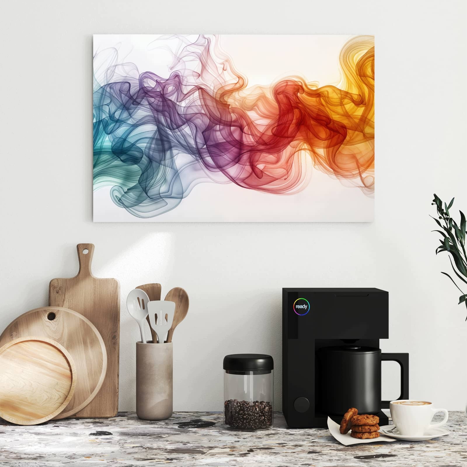 Magnetická tabule – obraz na zeď Barevný vír – motiv 2 | 60 × 40 cm