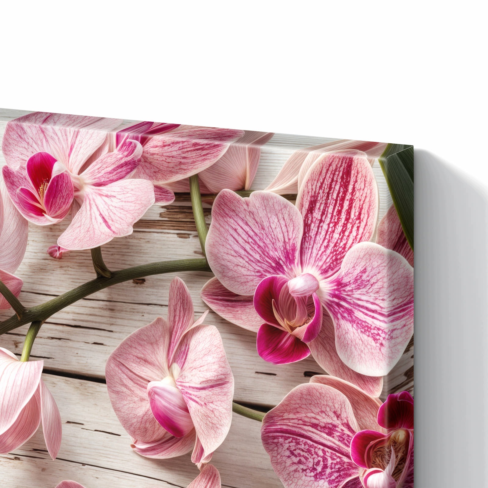 Magnetická tabule – obraz na zeď Orchideje dřevo | 90 × 60 cm