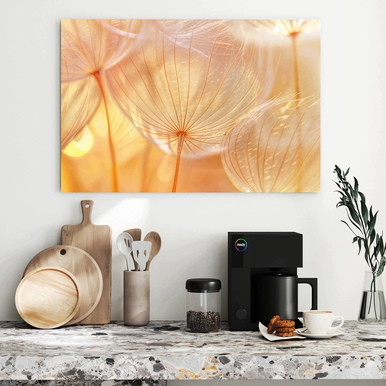 Magnetická tabule – obraz na zeď Pampeliška fotografie makro | 90 × 60 cm