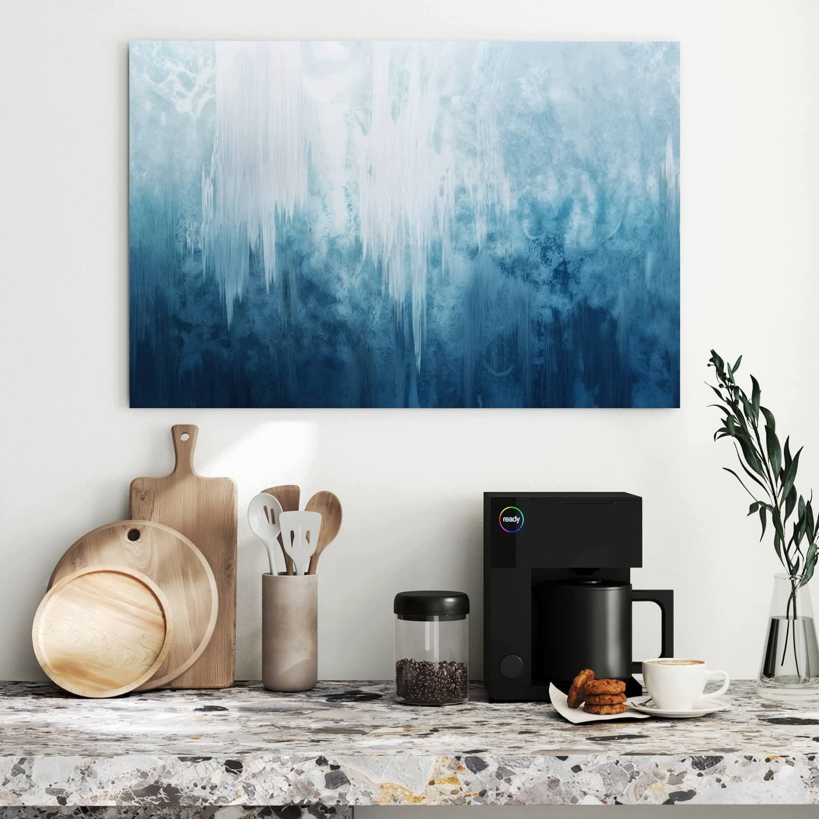 Magnetická tabule – obraz na zeď Jemné kapky vody | 60 × 40 cm