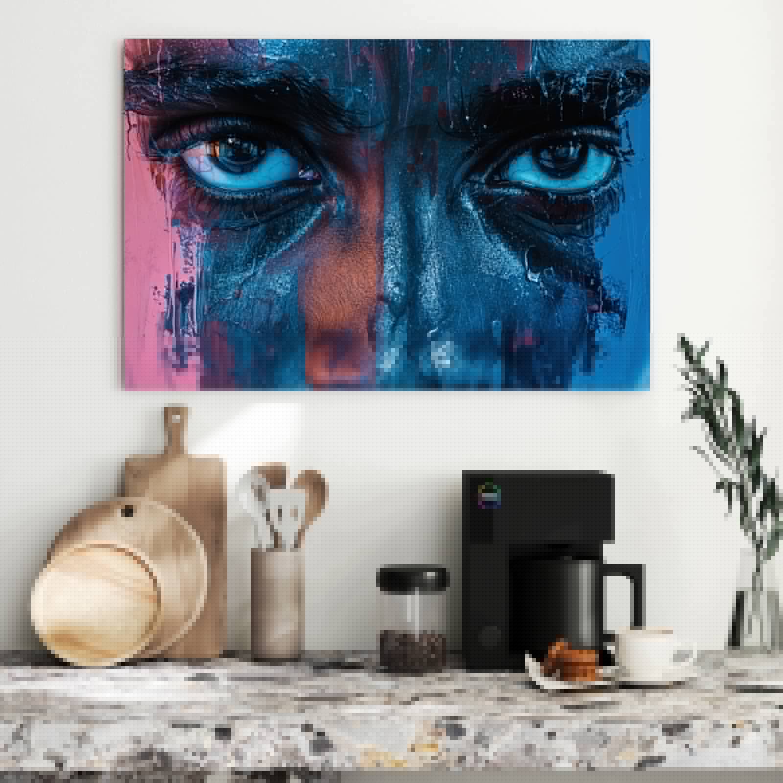 Magnetická tabule – obraz na zeď Dáma s tmavým kloboukem | 60 × 40 cm
