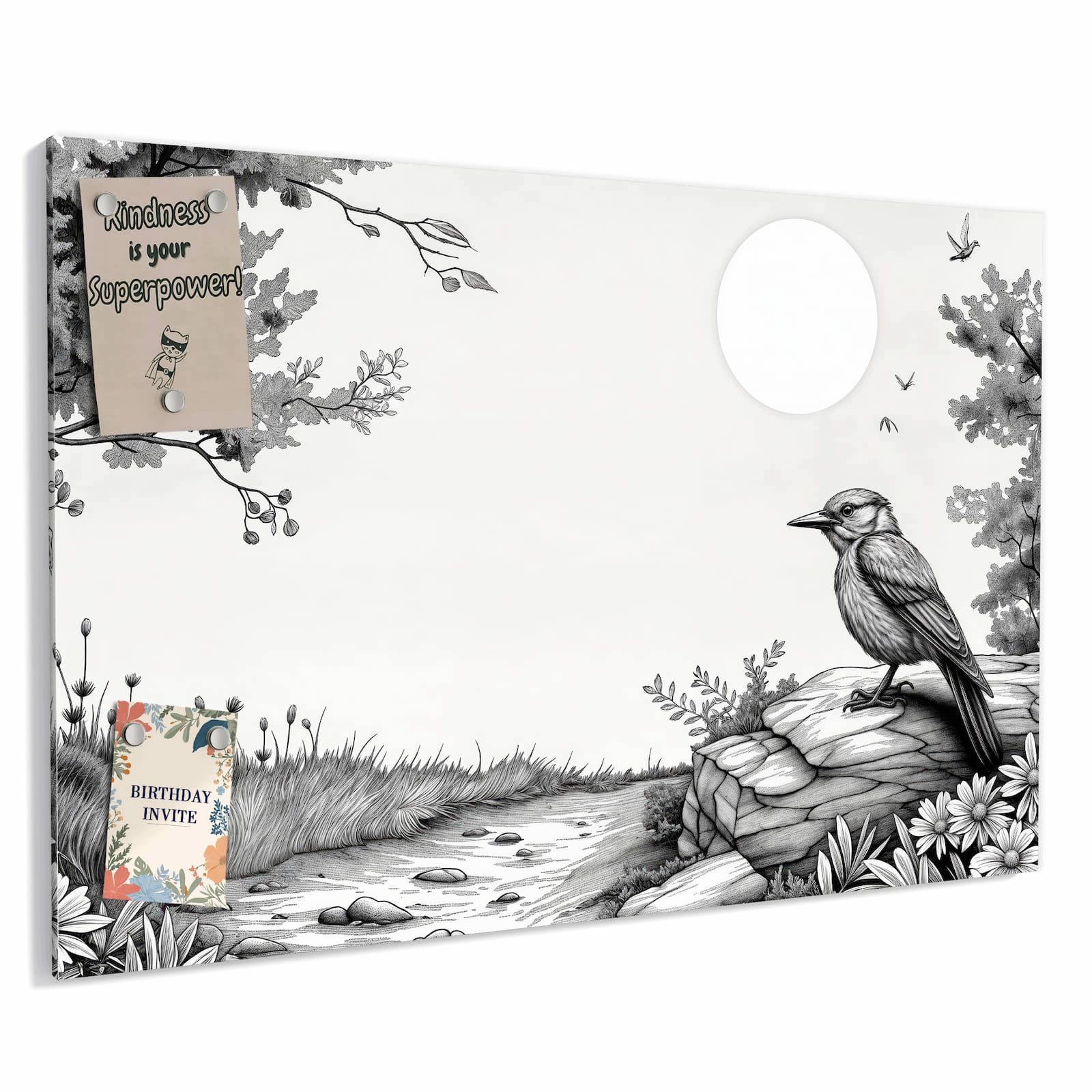 Magnetická tabule – obraz na zeď Jemné kapky vody | 90 × 60 cm