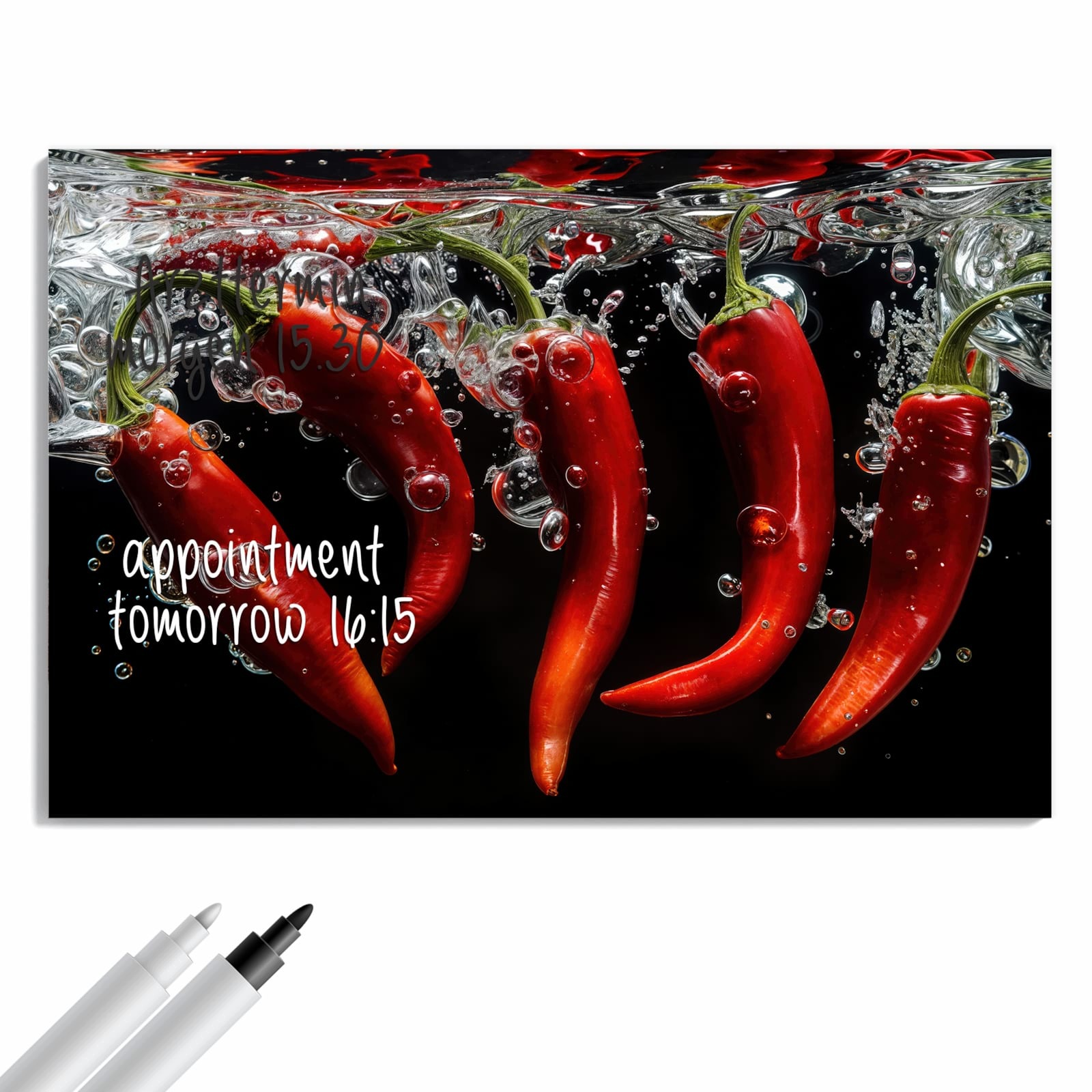 Magnetická tabule – obraz na zeď Kovová deska | 90 × 60 cm