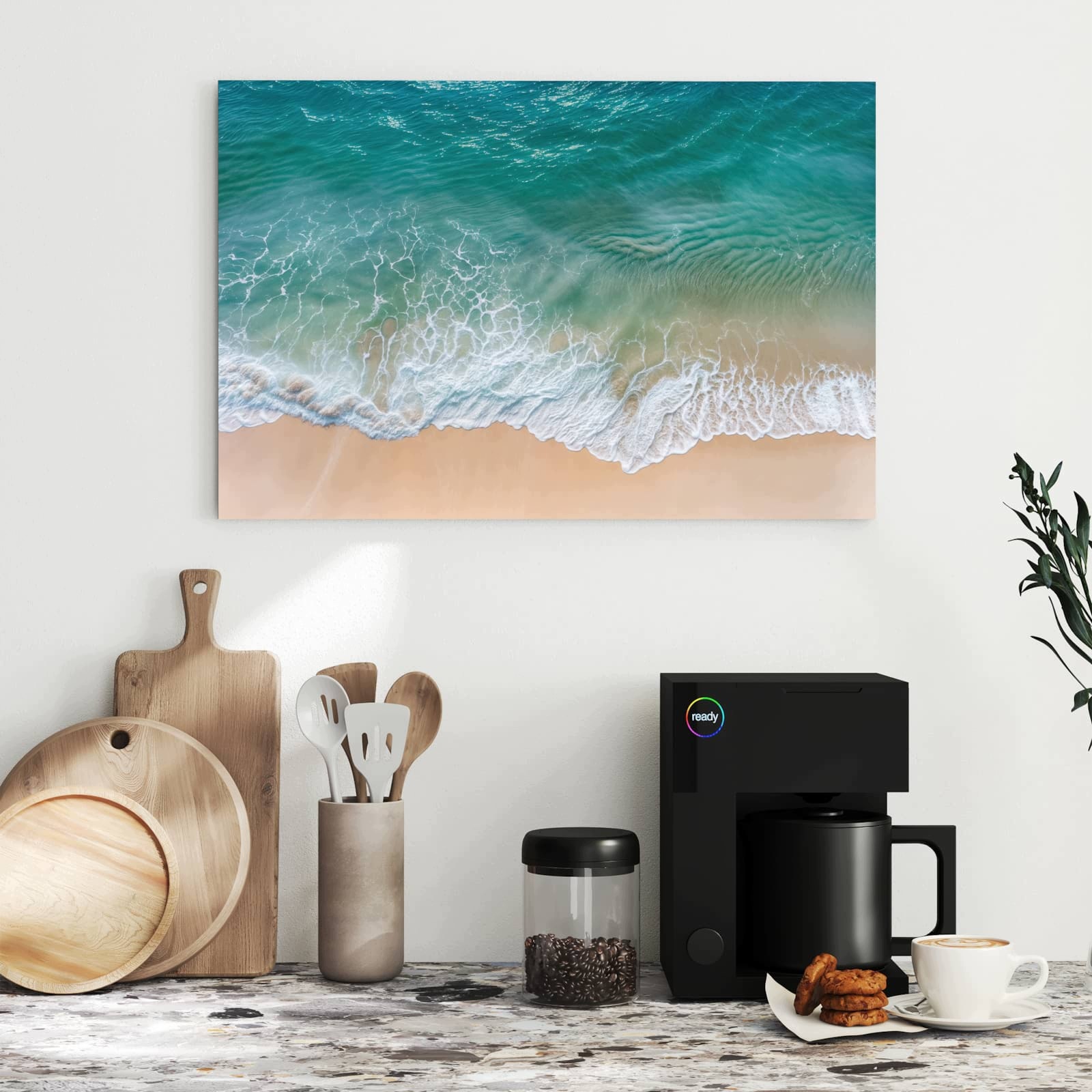 Magnetická tabule – obraz na zeď Tiché mořské vlny | 60 × 40 cm