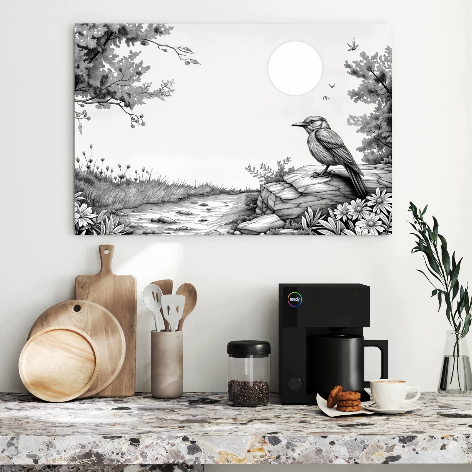 Magnetická tabule – obraz na zeď Galaktická záře | 90 × 60 cm