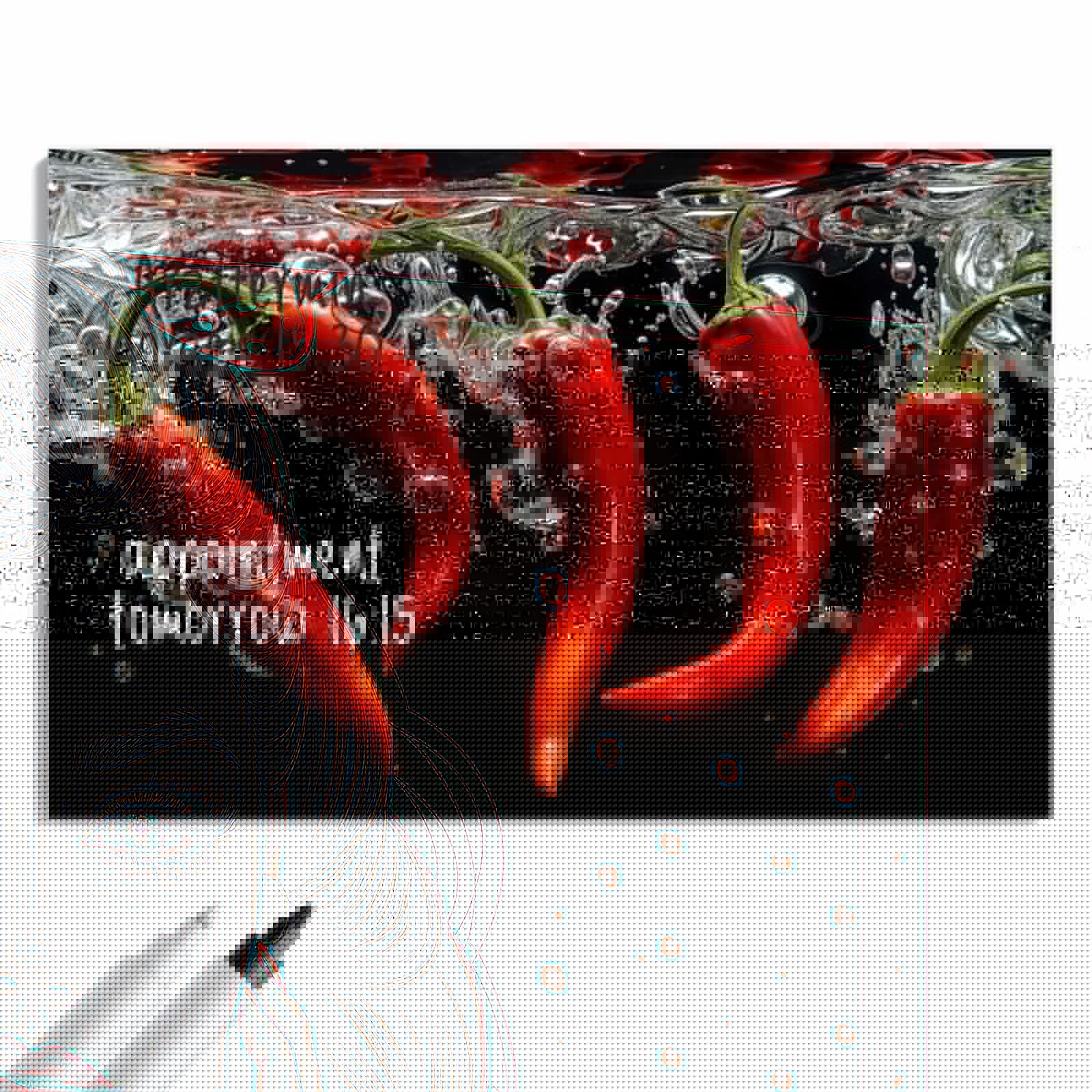 Magnetická tabule – obraz na zeď Retro krása | 60 × 40 cm