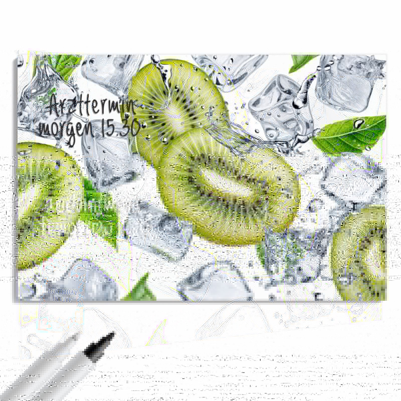 Magnetická tabule – obraz na zeď Kočičí oči detail | 60 × 40 cm