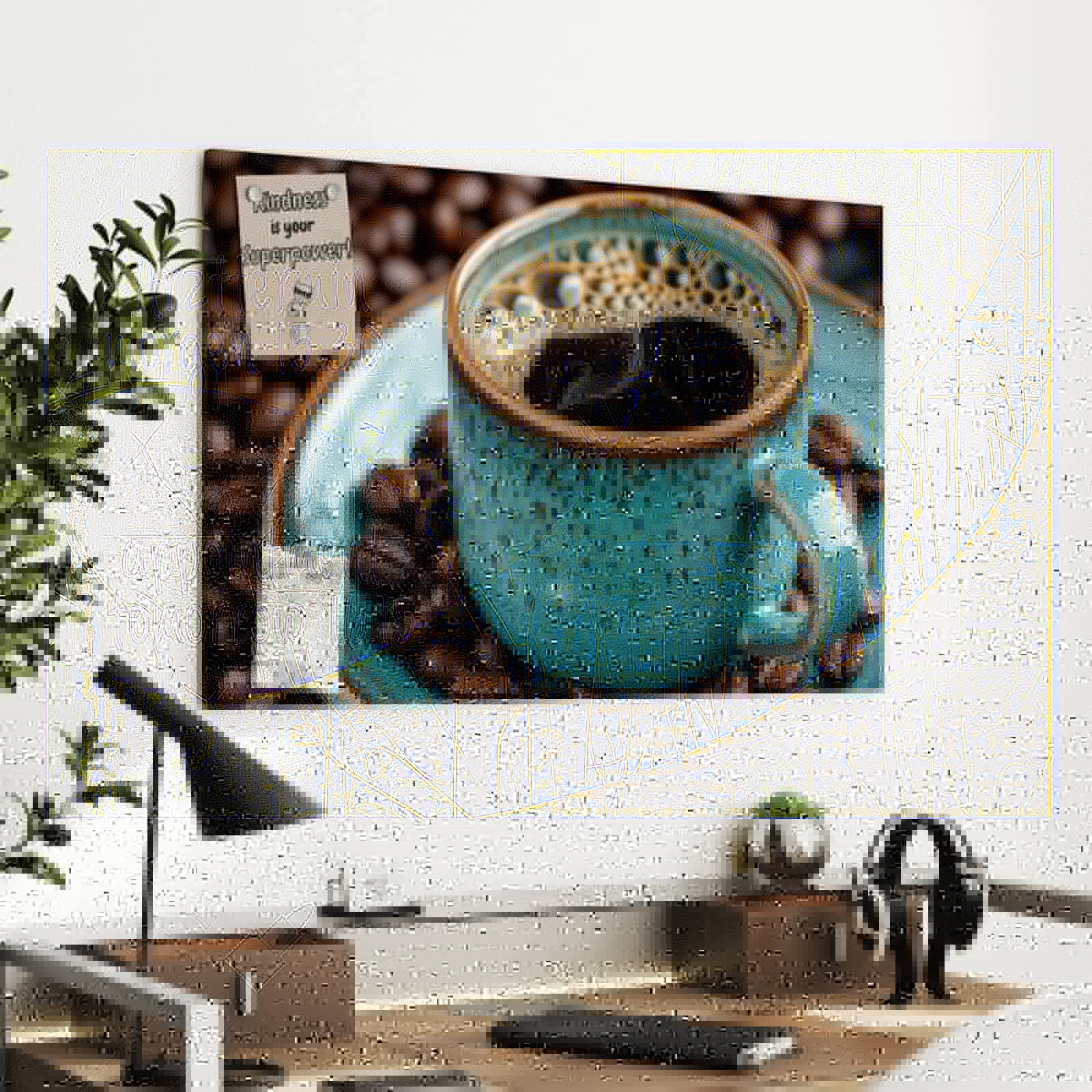 Magnetická tabule – obraz na zeď Abstraktní umění | 90 × 60 cm