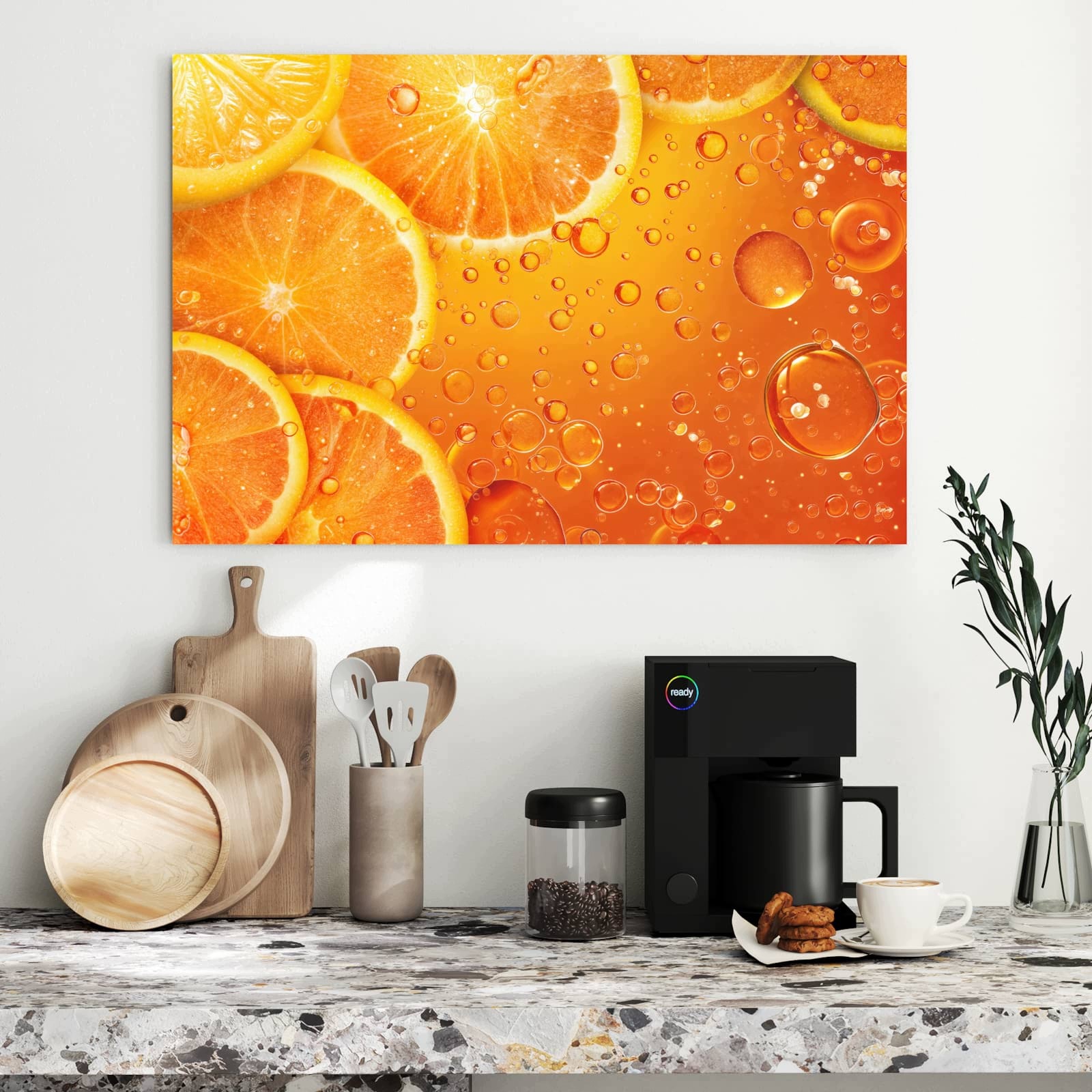 Magnetická tabule – obraz na zeď Osvěžující pomeranč | 90 × 60 cm