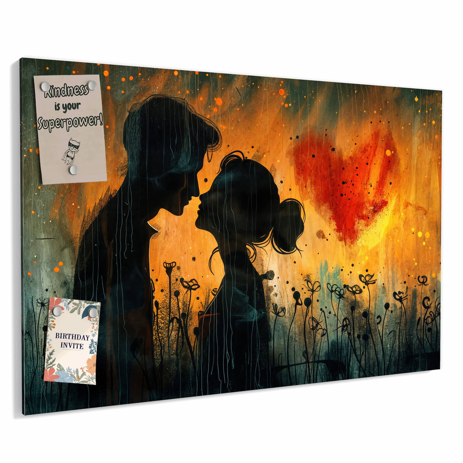 Magnetická tabule – obraz na zeď Osvěžující pomeranč | 90 × 60 cm