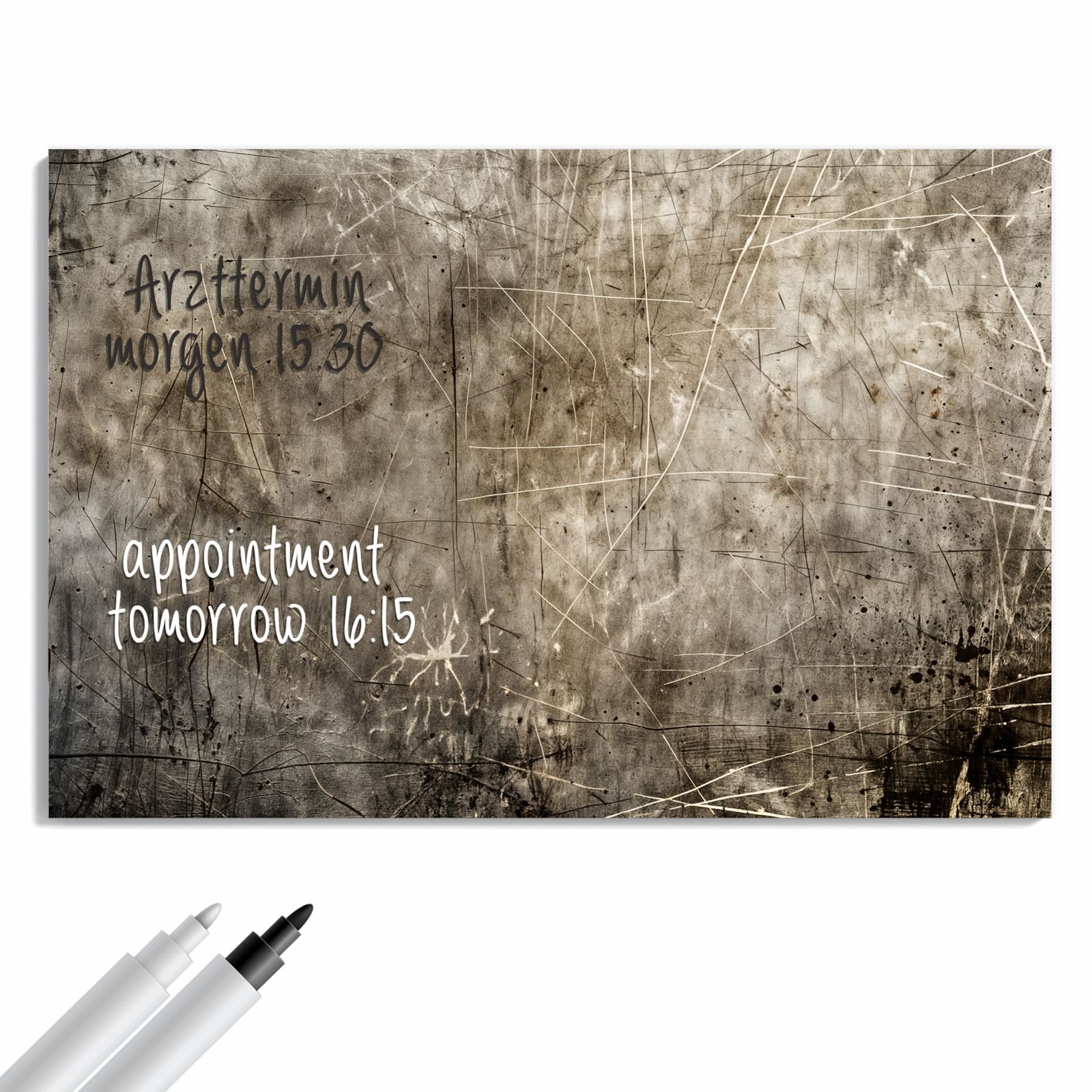 Magnetická tabule – obraz na zeď Abstraktní struktura škrábanců | 90 × 60 cm