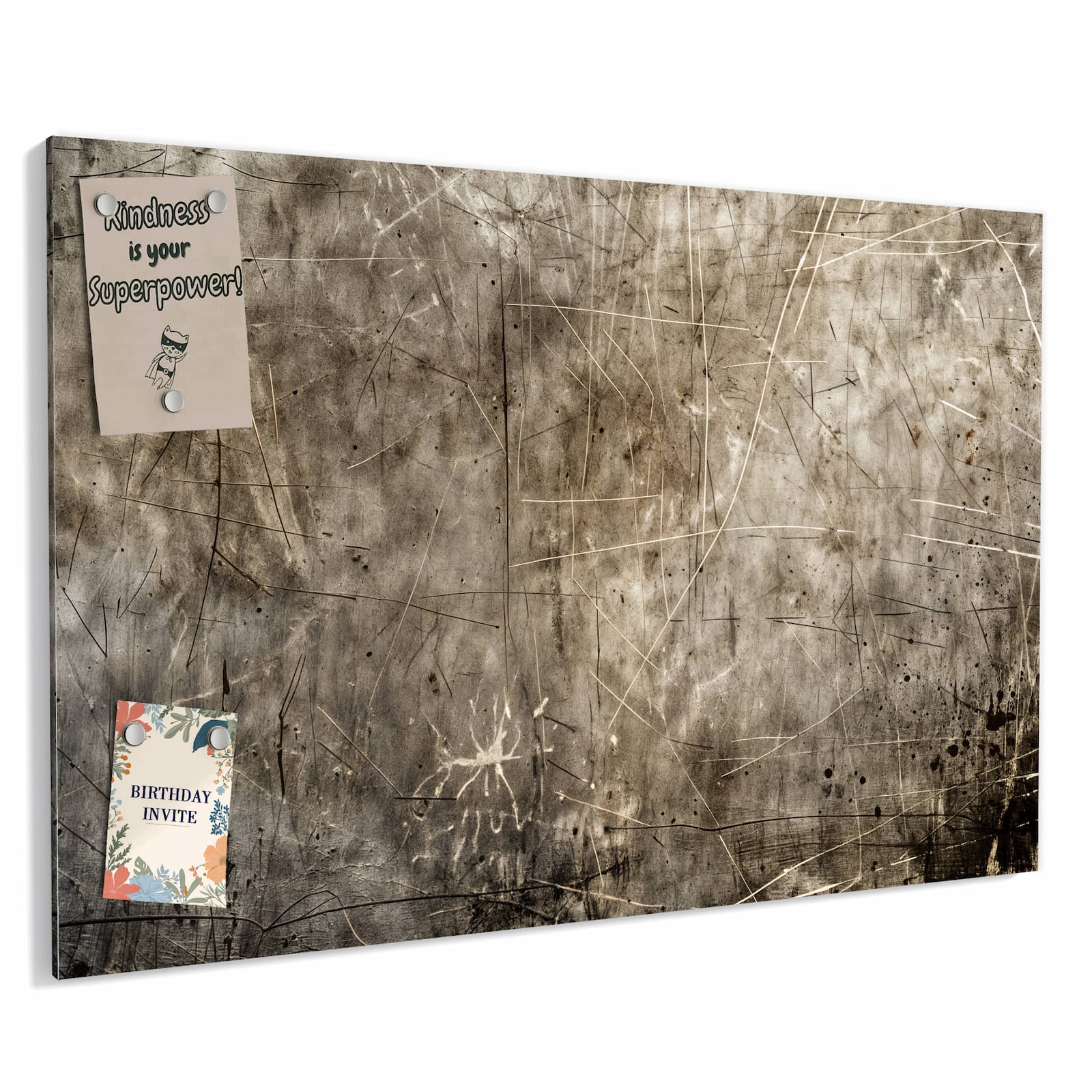 Magnetická tabule – obraz na zeď Abstraktní struktura škrábanců | 90 × 60 cm