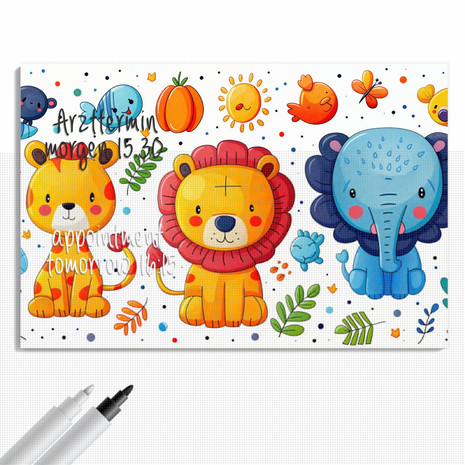 Magnetická tabule – obraz na zeď Lesní kočka | 60 × 40 cm
